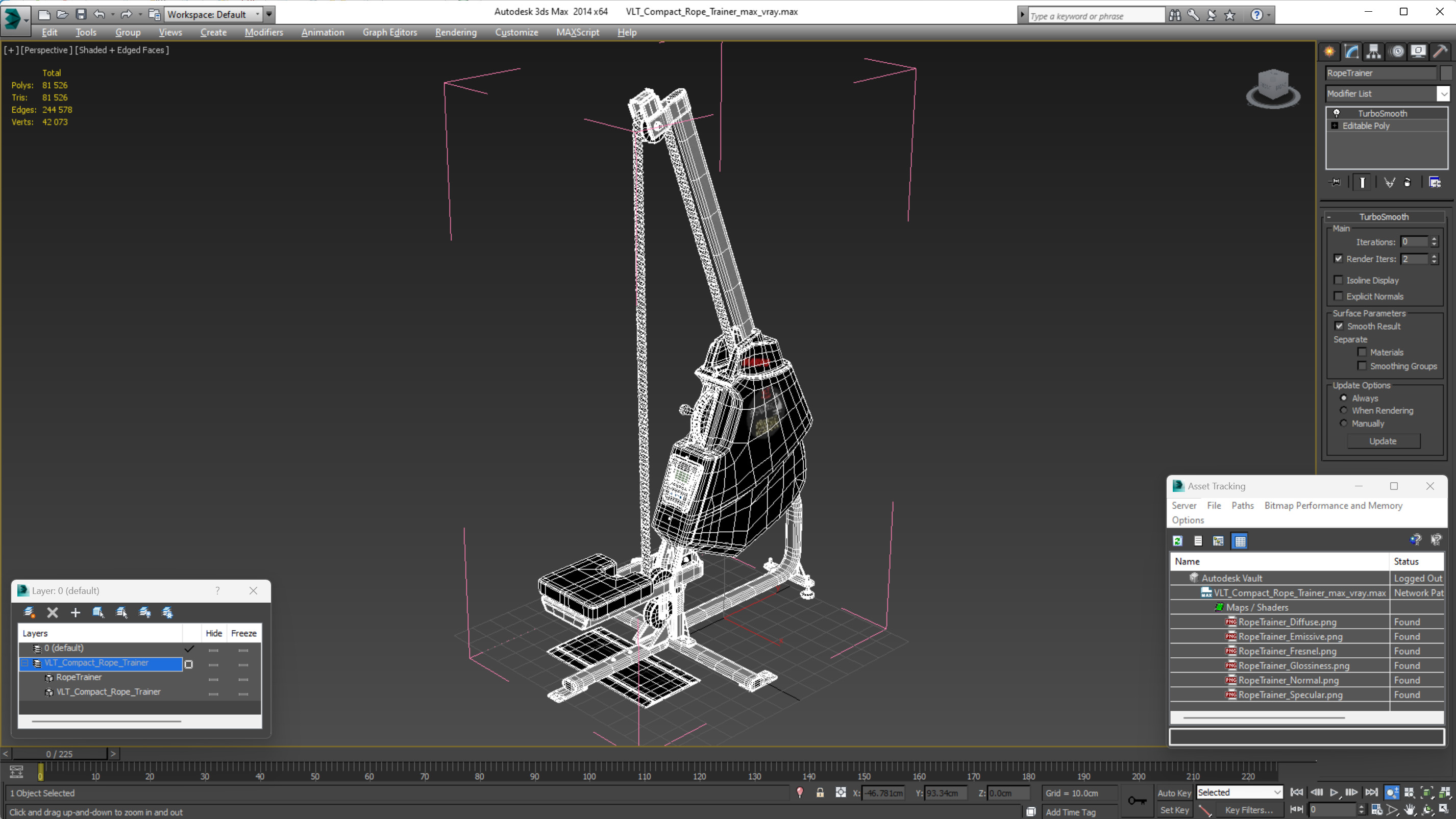 VLT Compact Rope Trainer 3D model