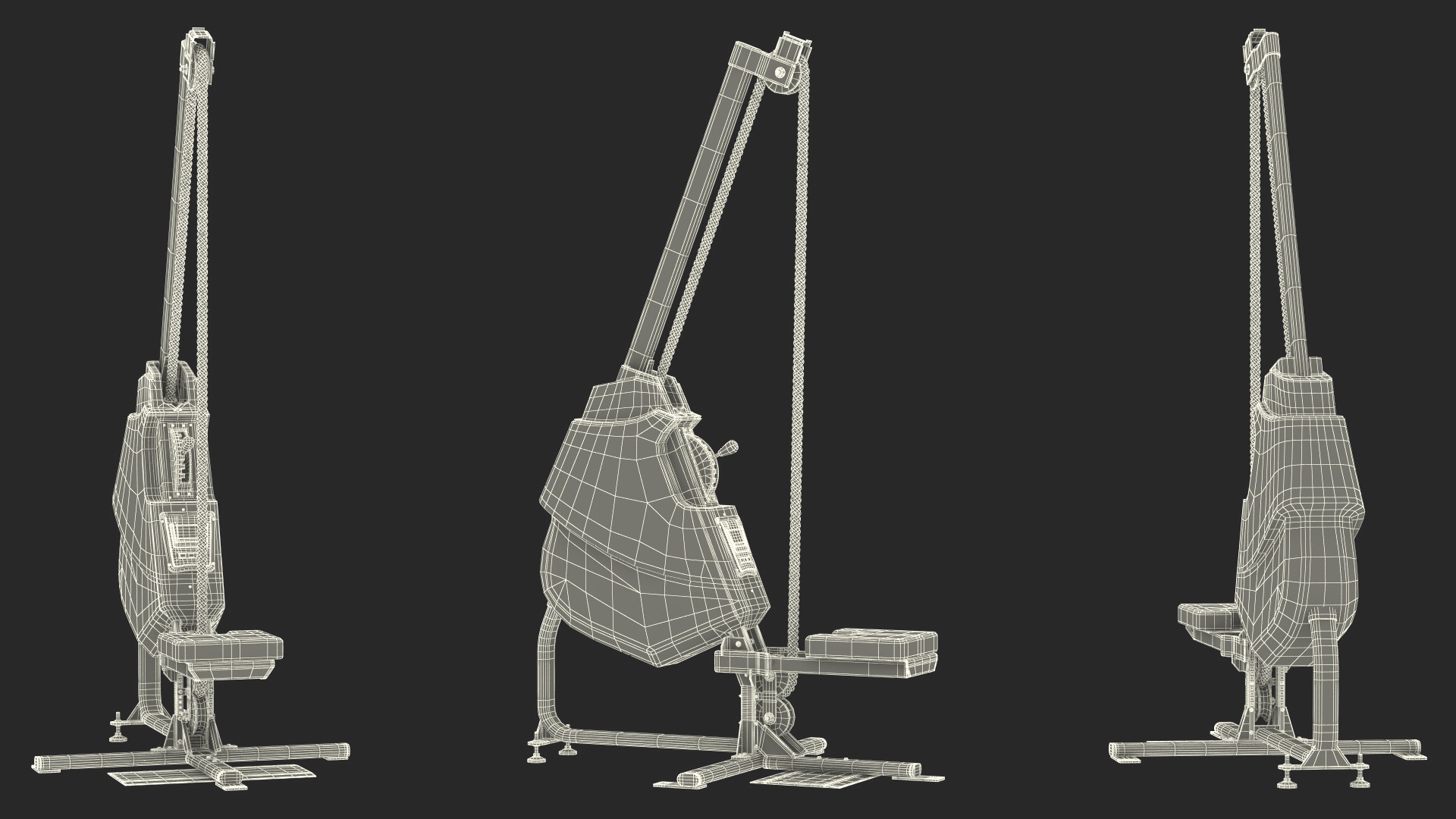 VLT Compact Rope Trainer 3D model