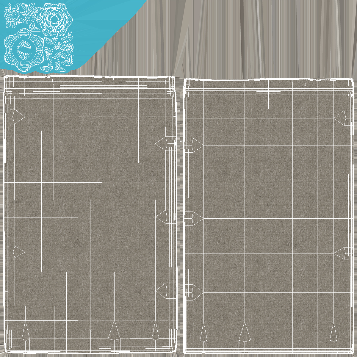 3D Relaxation Mat Acupuncture Blue
