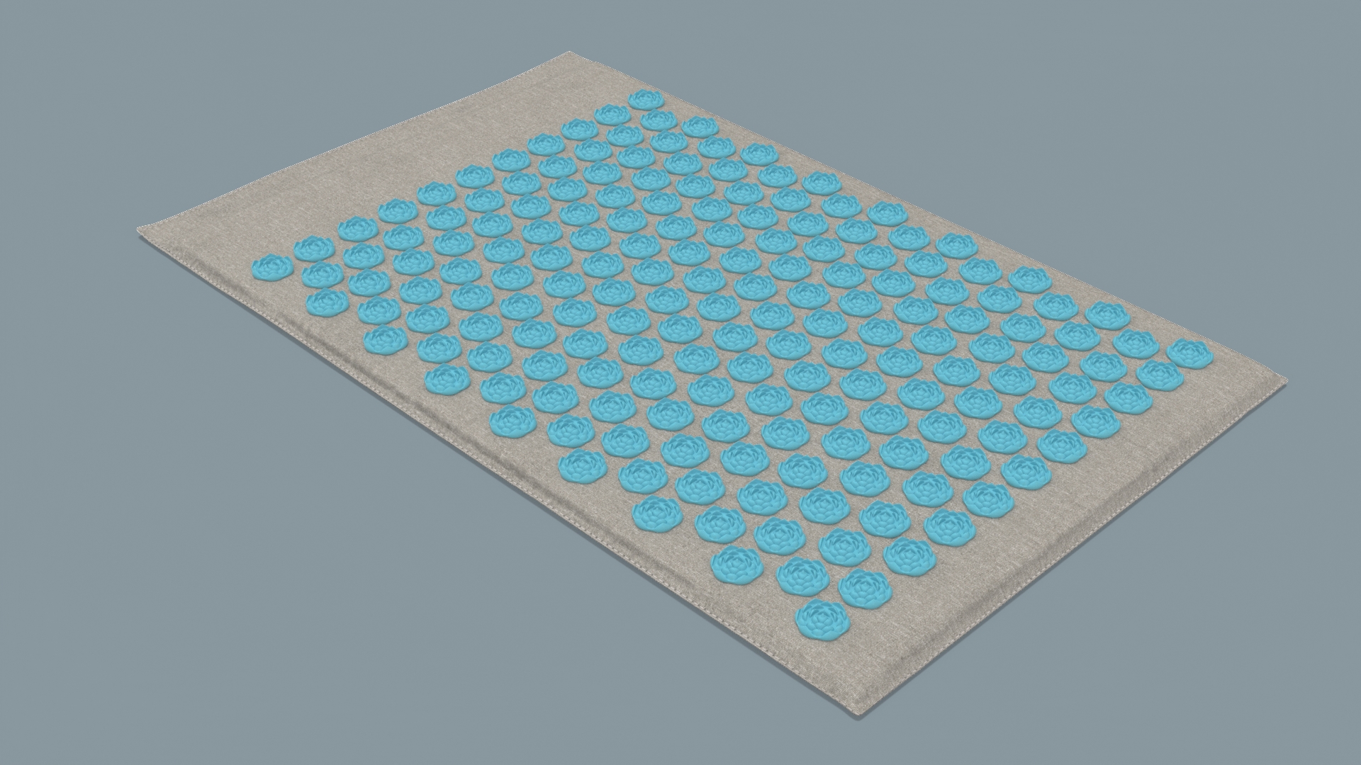 3D Relaxation Mat Acupuncture Blue