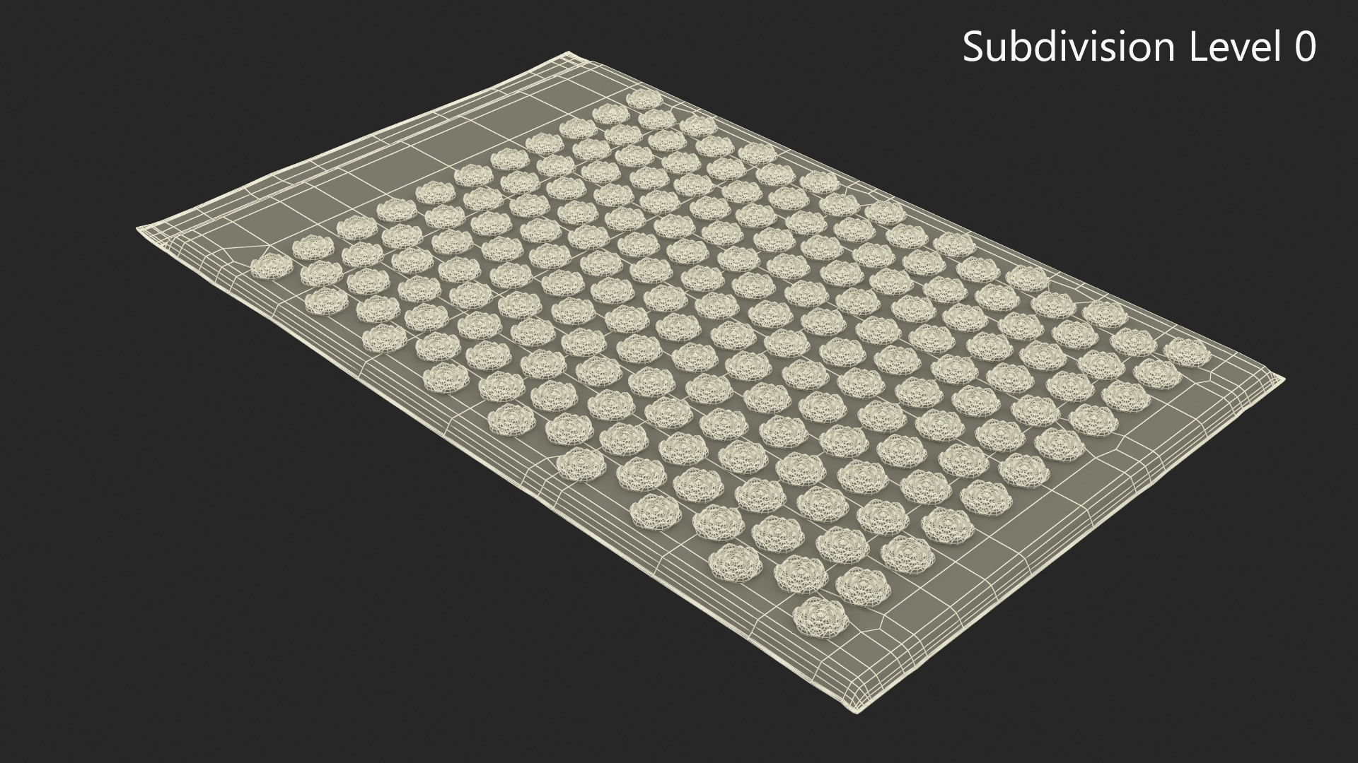 3D Relaxation Mat Acupuncture Blue
