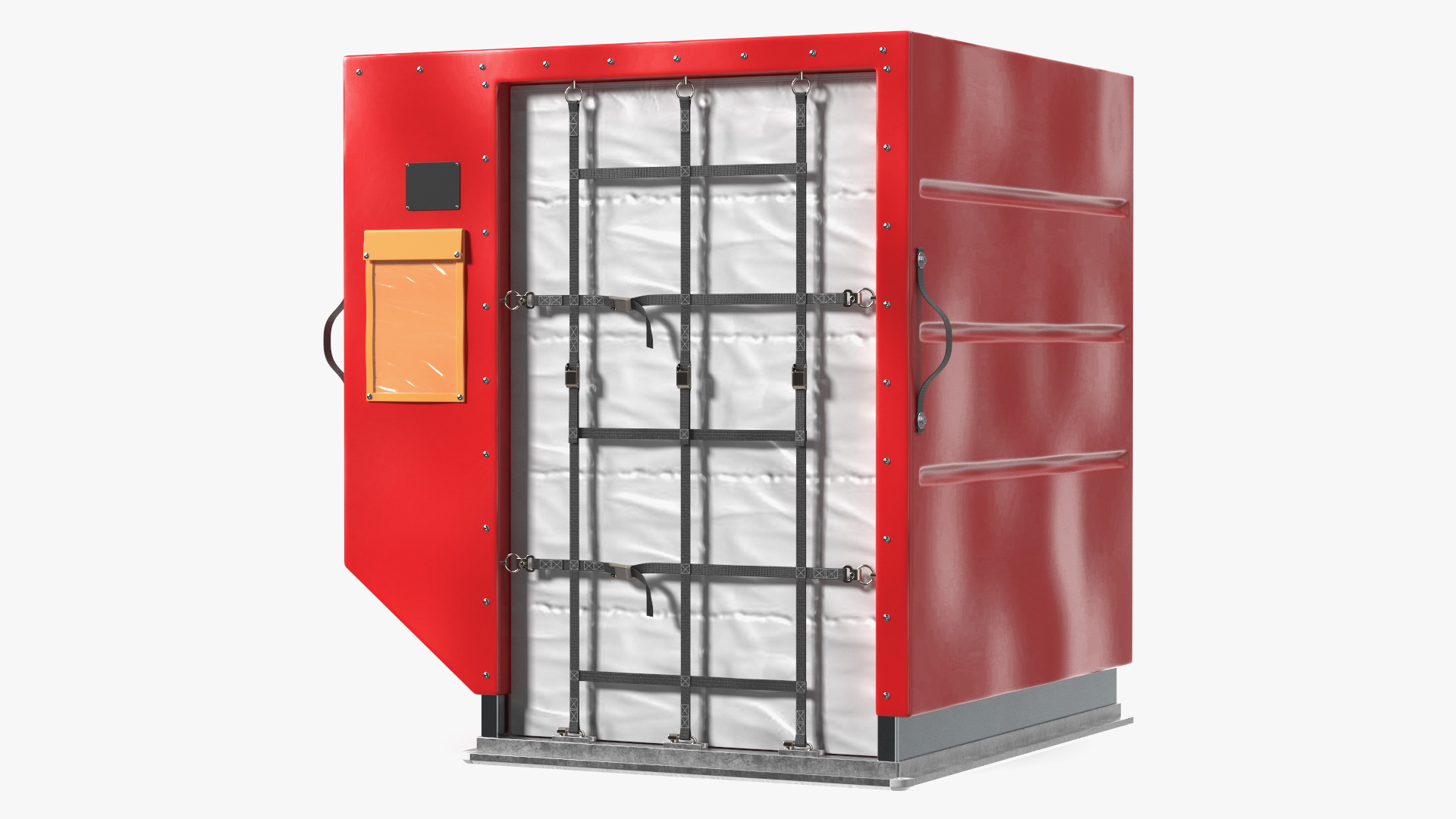 3D model Container for Aerial Cargo Red