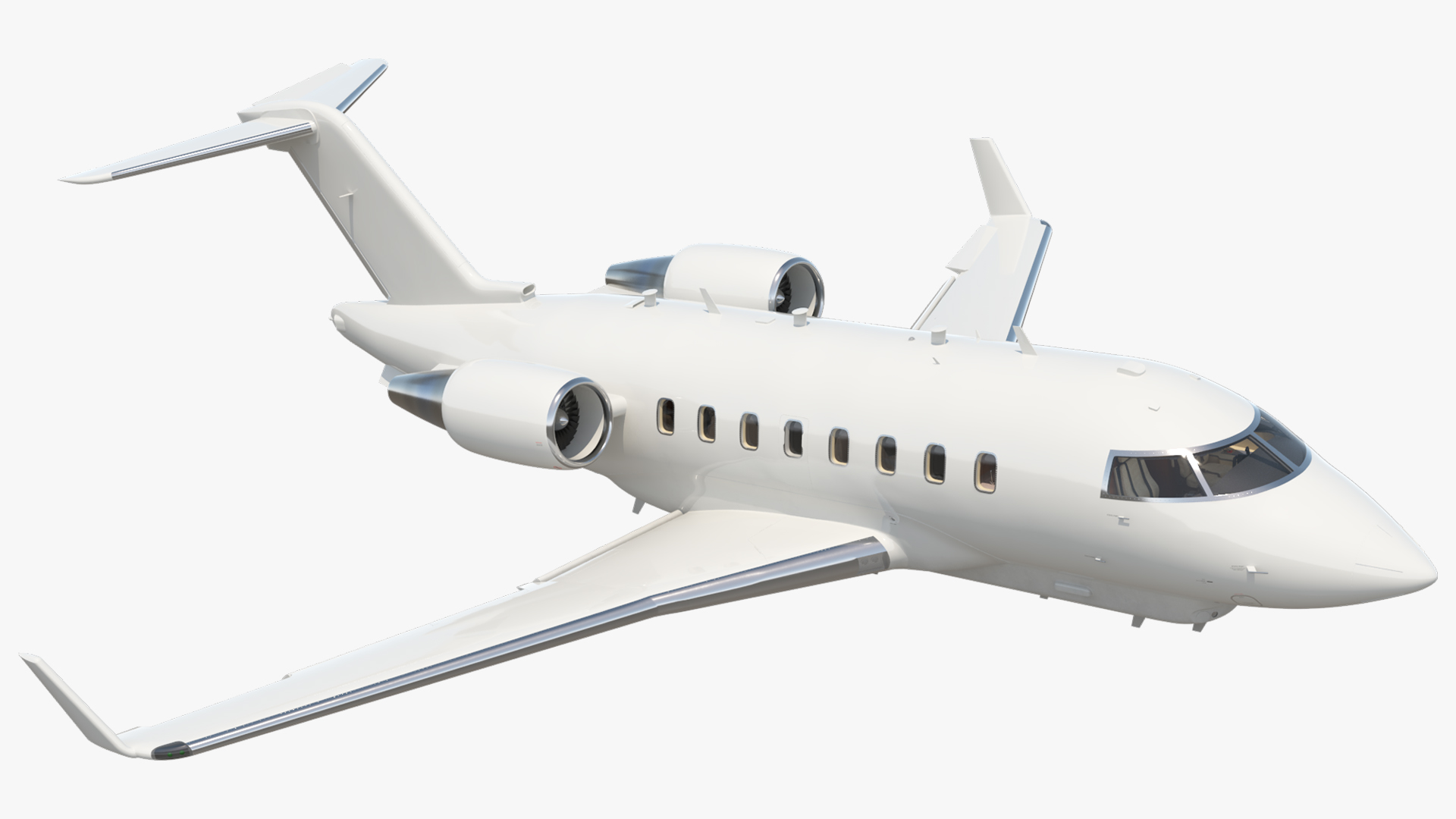 Reconnaissance Aircraft Jet - Rigged