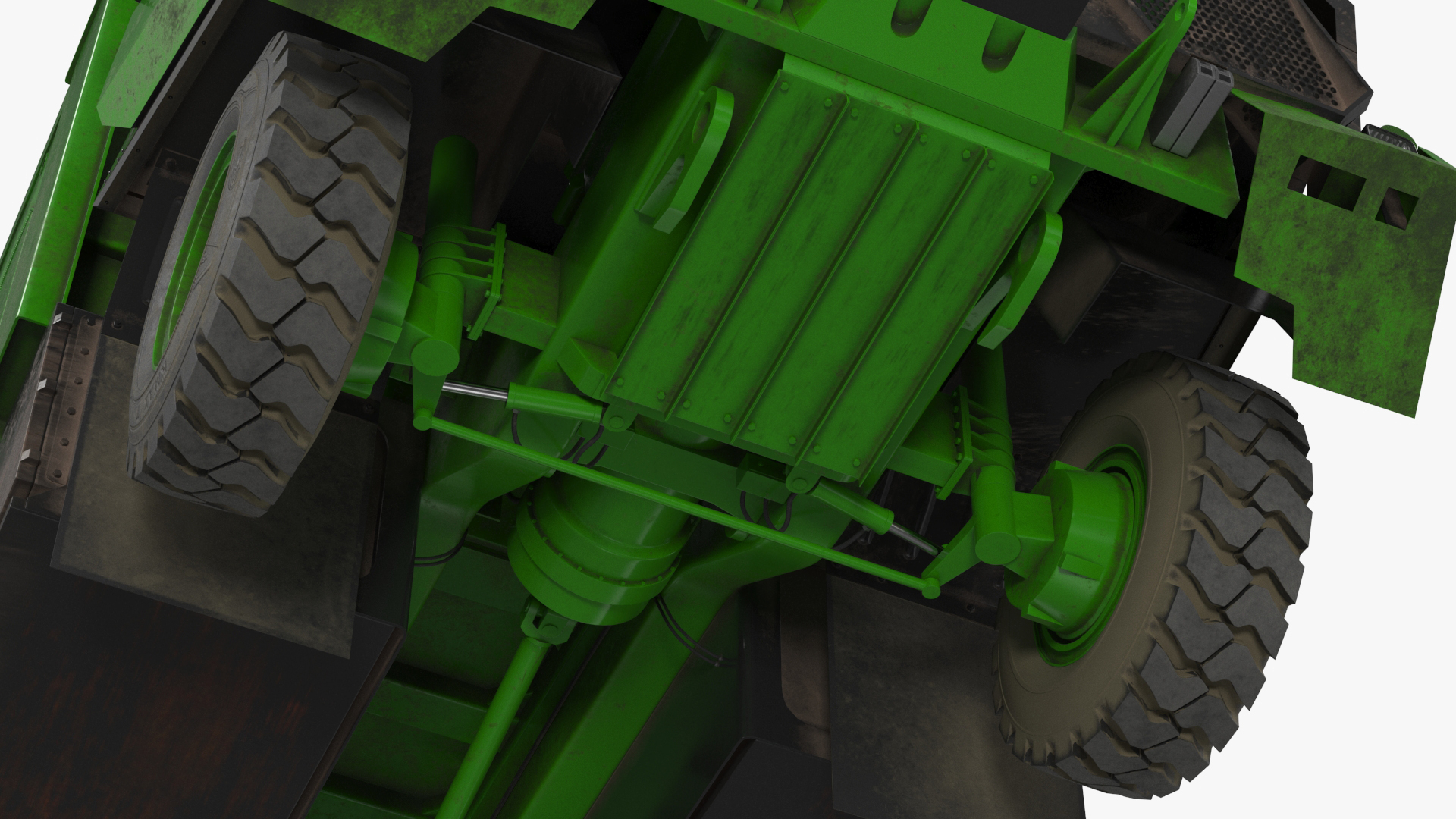 Dirty Autonomous Electric Dump Truck Dirty 3D