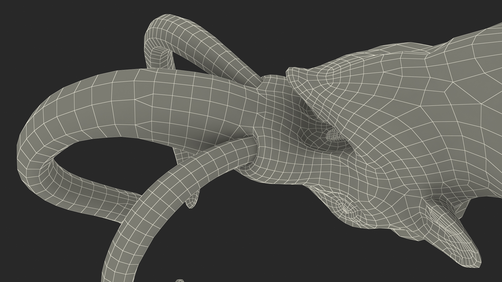 Mammoth Roar Pose 3D