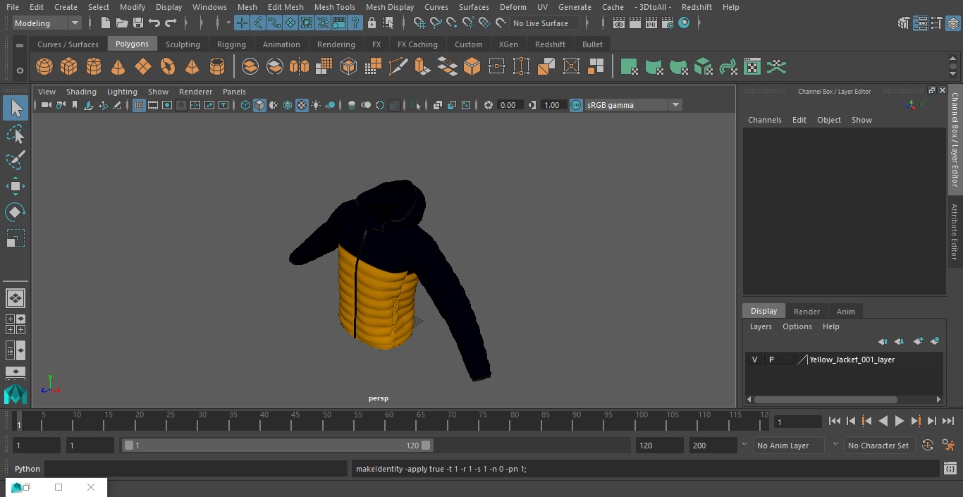 3D Yellow Jacket model