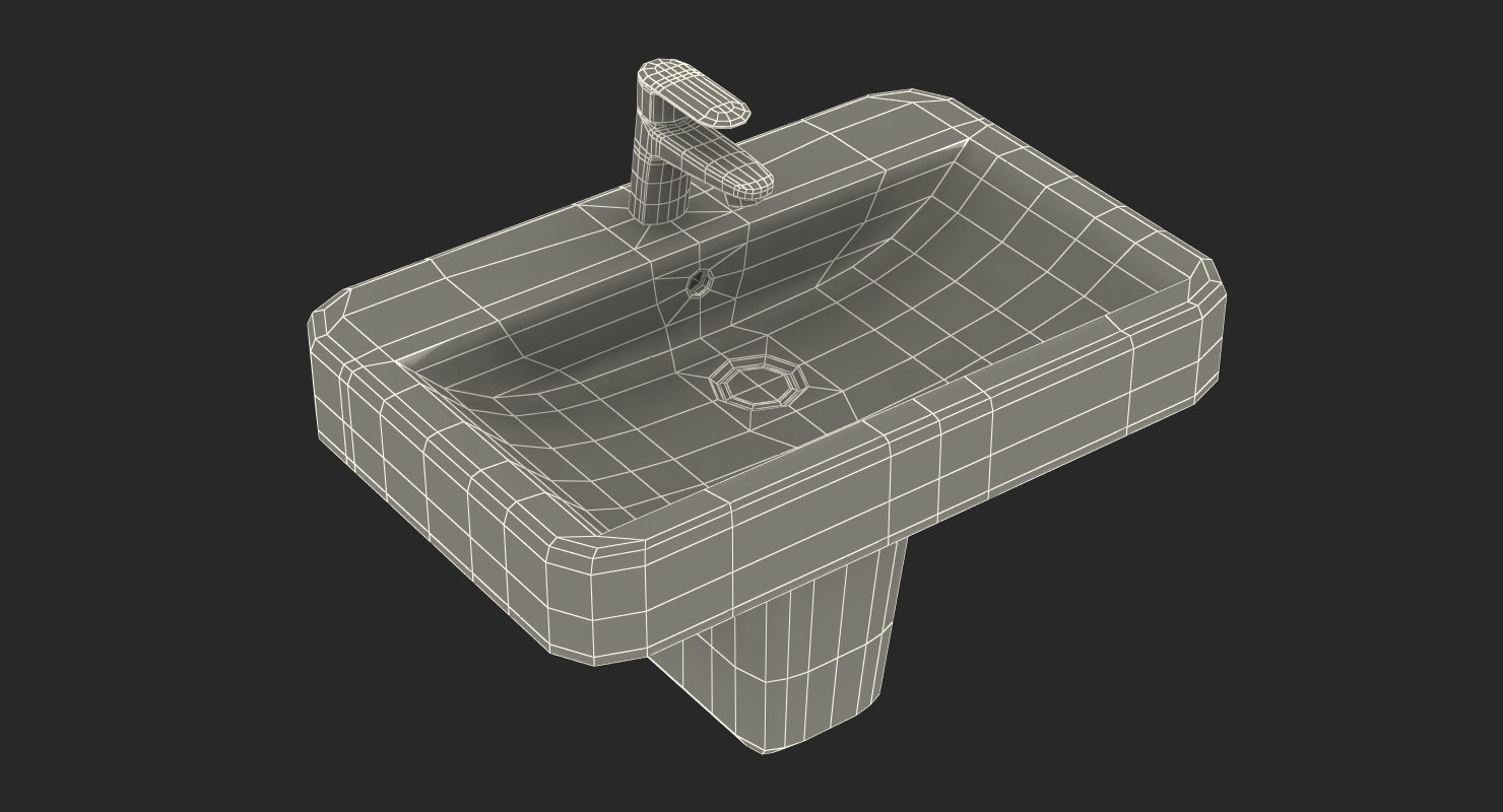 3D Bathroom Sink model