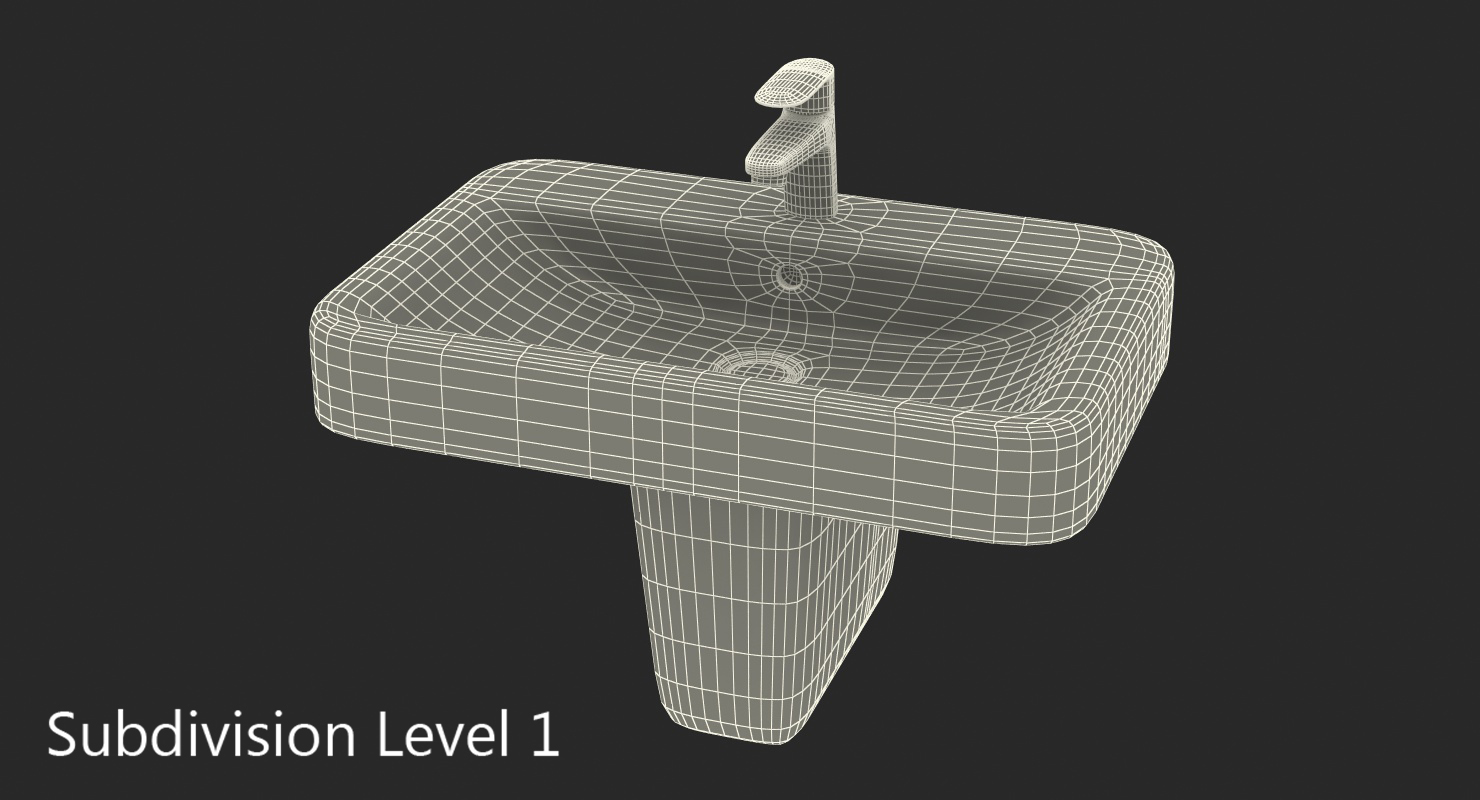 3D Bathroom Sink model