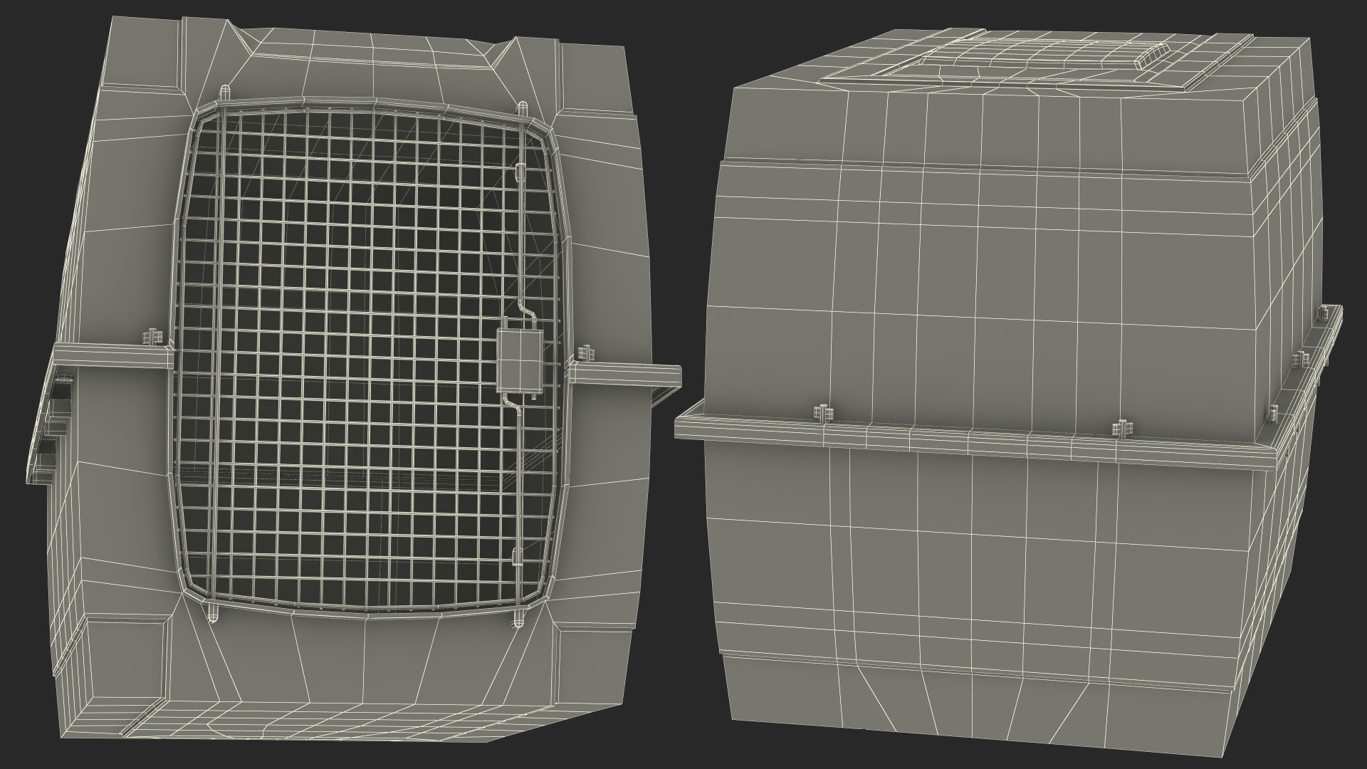Pet Taxi Dog Kennel 3D model