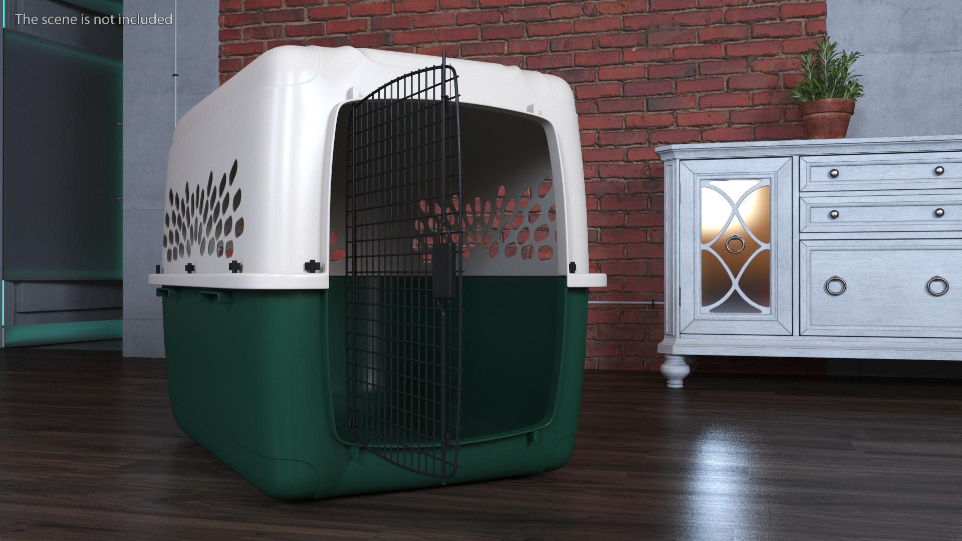 Pet Taxi Dog Kennel 3D model