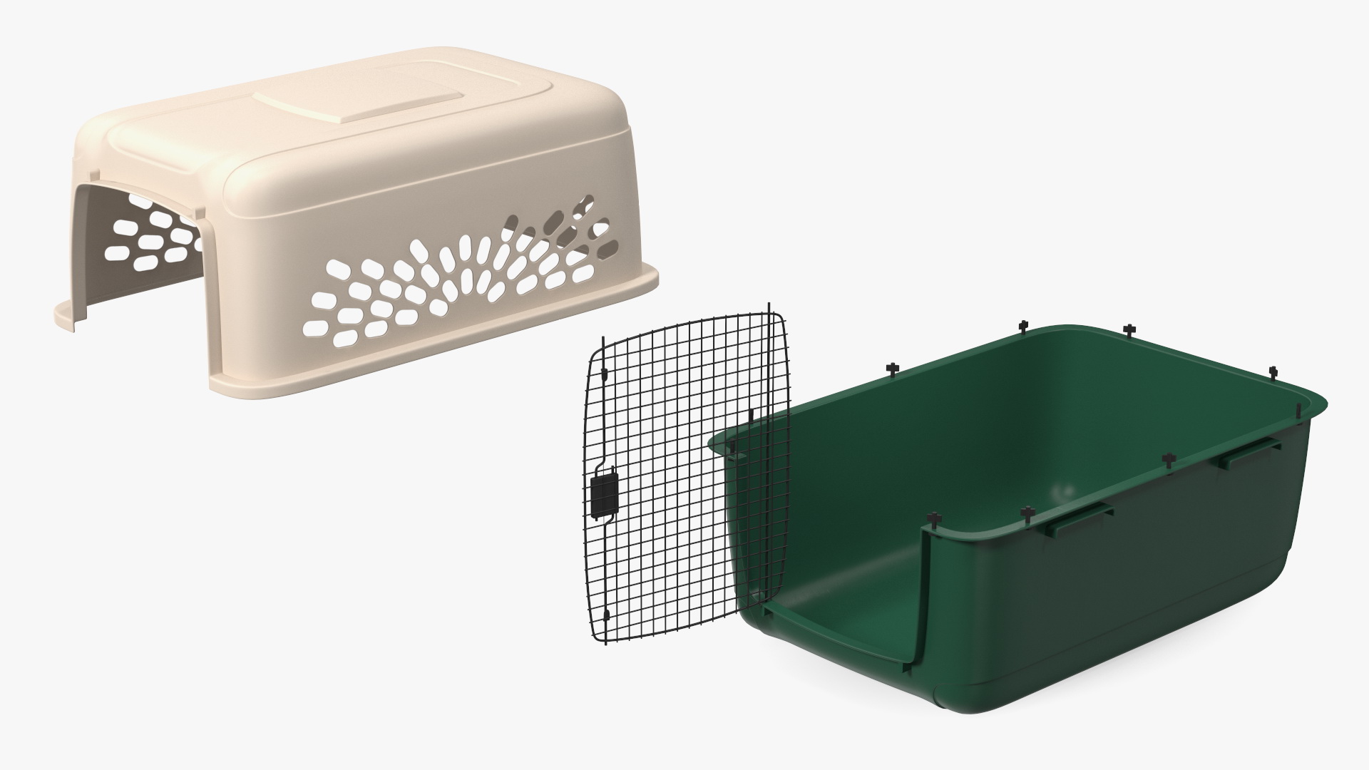 Pet Taxi Dog Kennel 3D model