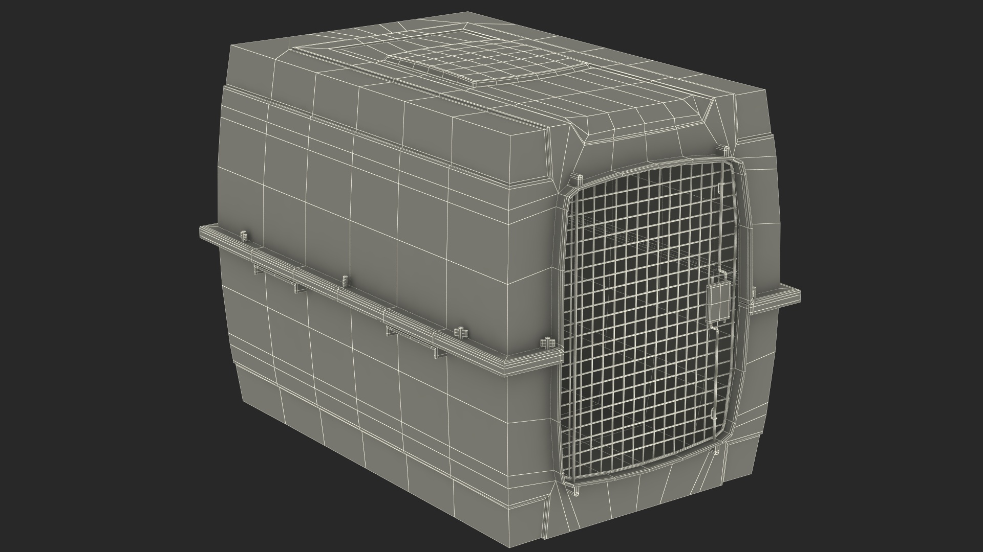 Pet Taxi Dog Kennel 3D model