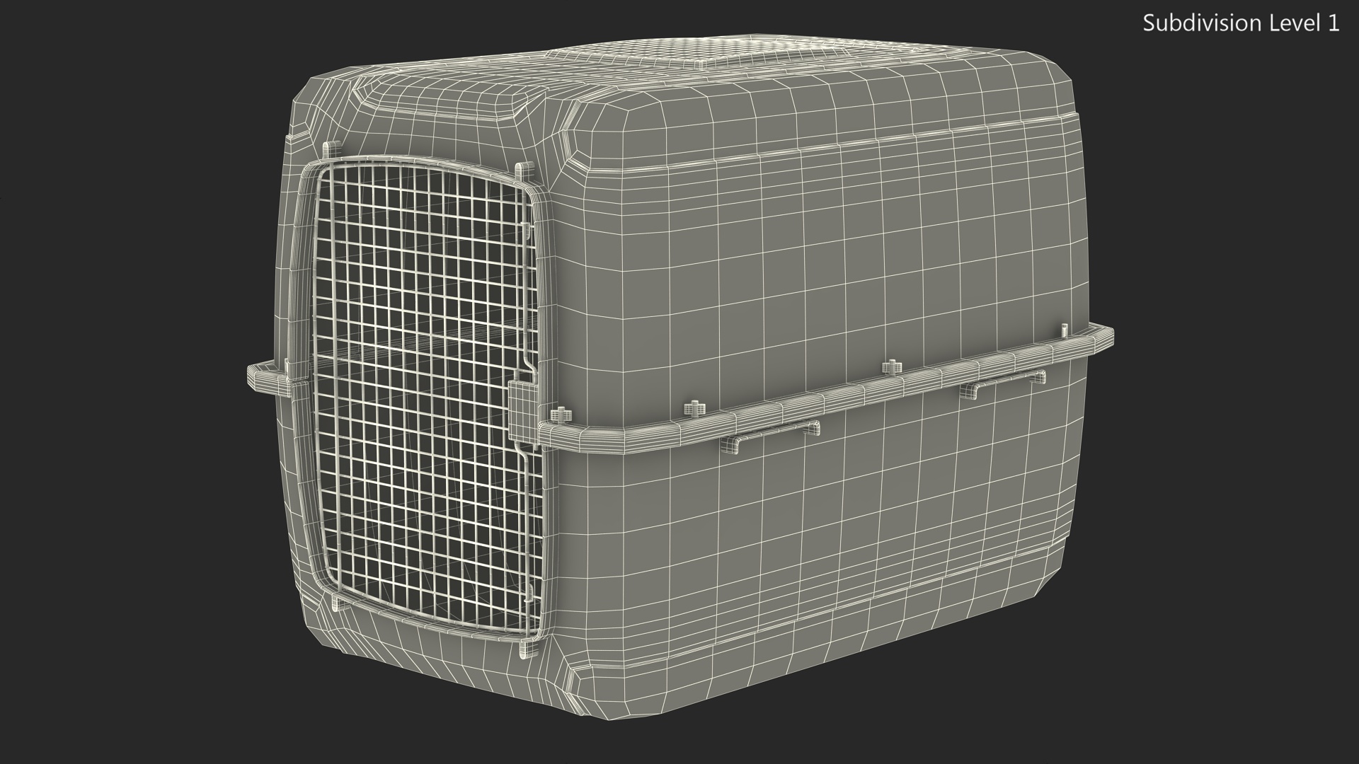 Pet Taxi Dog Kennel 3D model