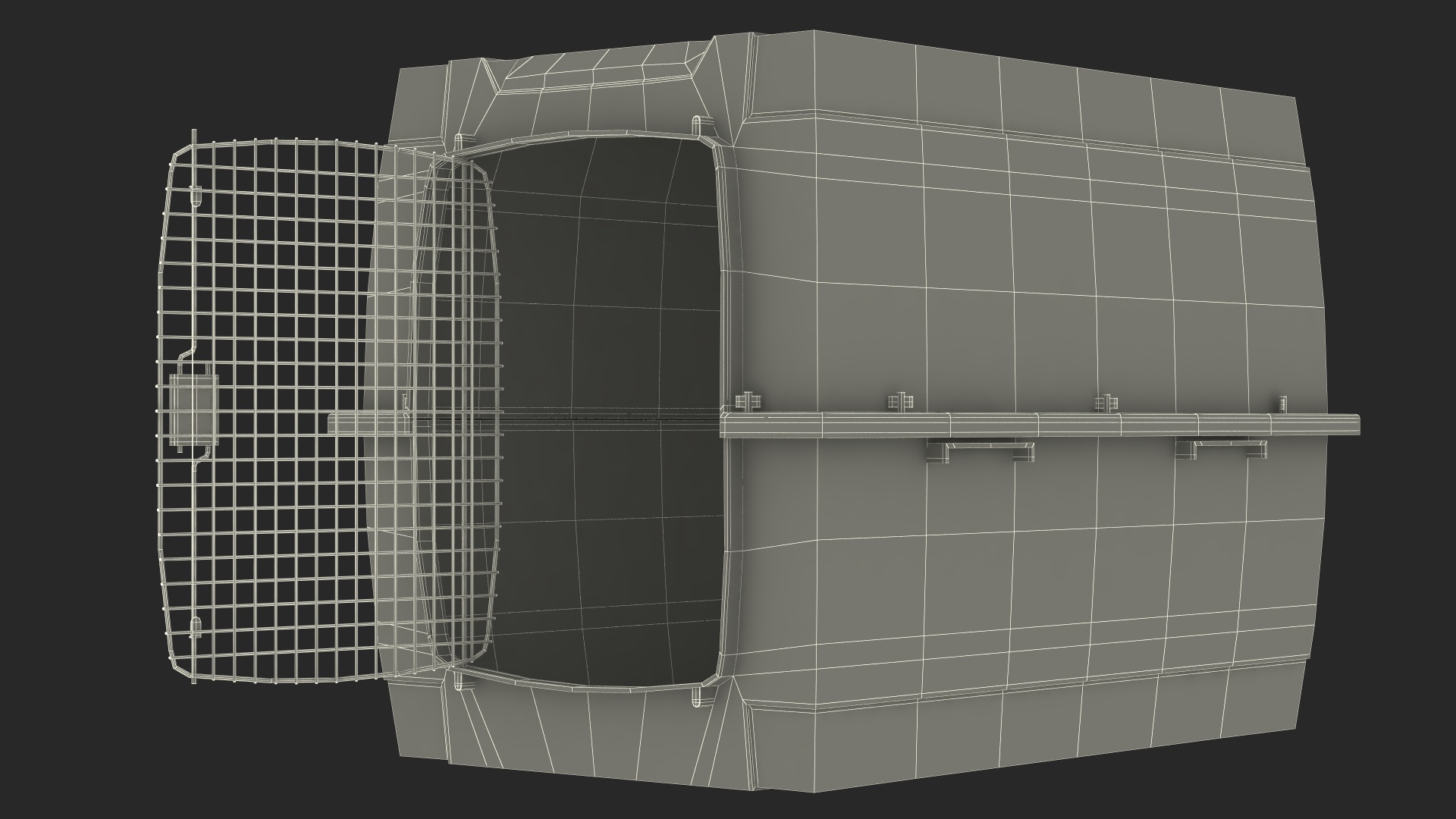Pet Taxi Dog Kennel 3D model