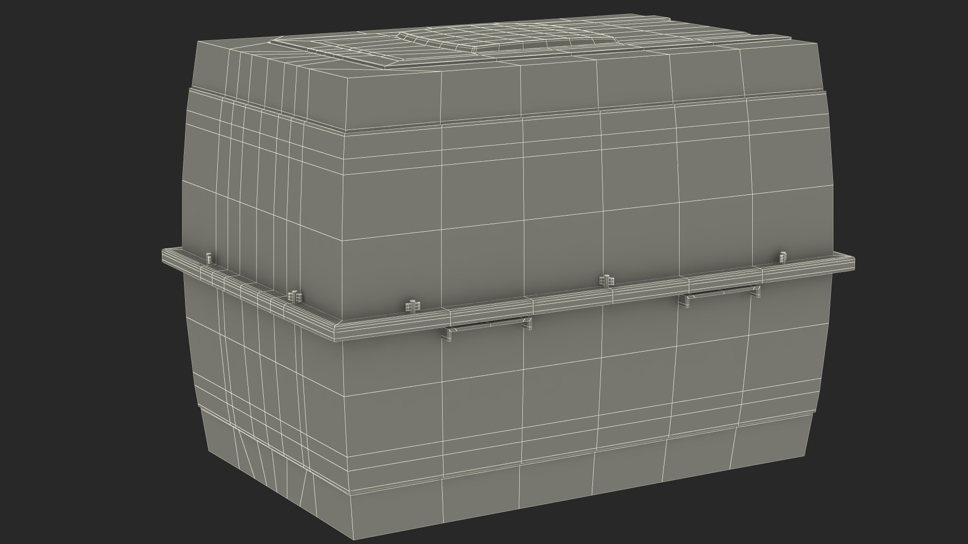 Pet Taxi Dog Kennel 3D model