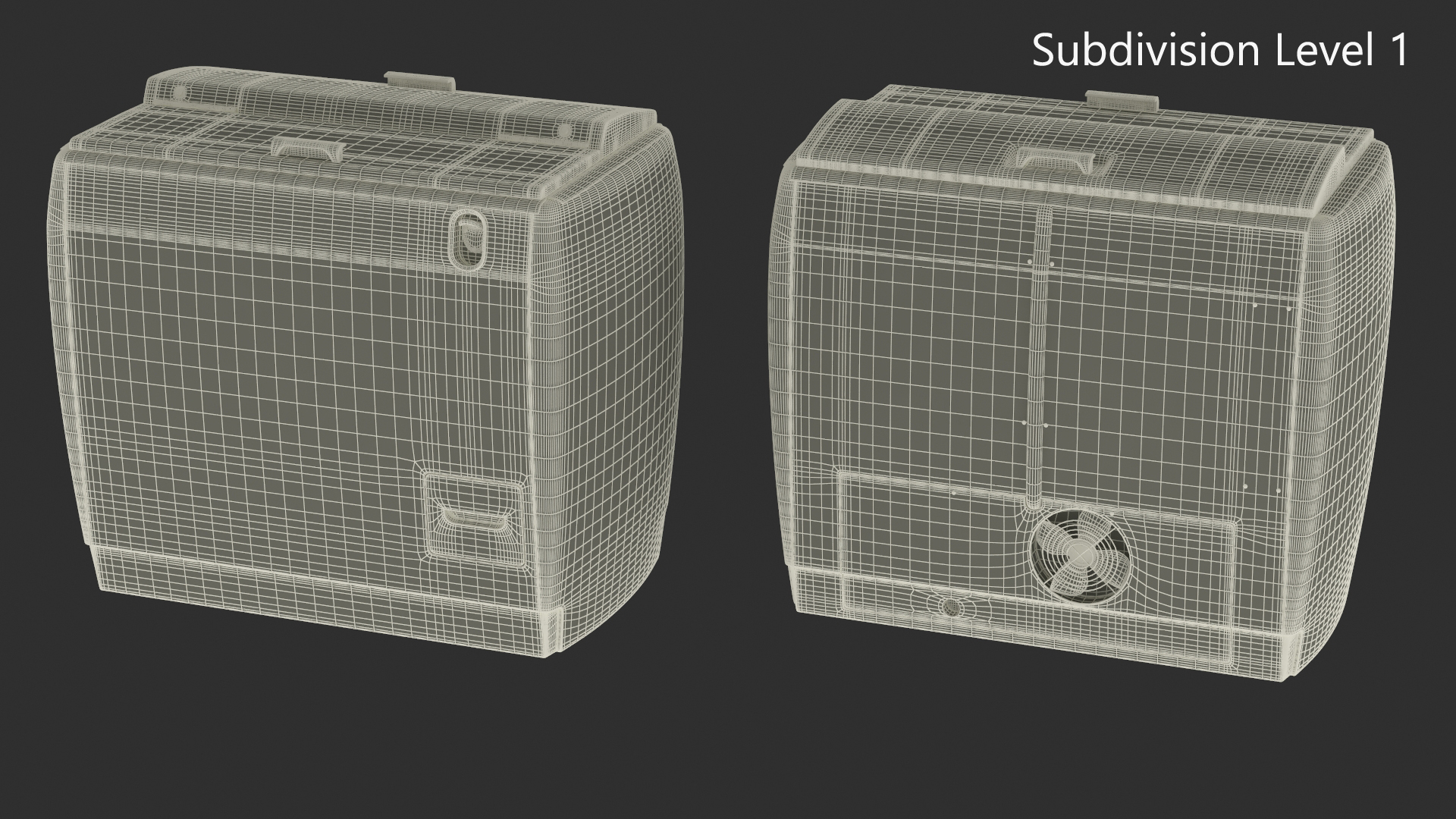 Old Refrigerator for Carbonated Drink 3D
