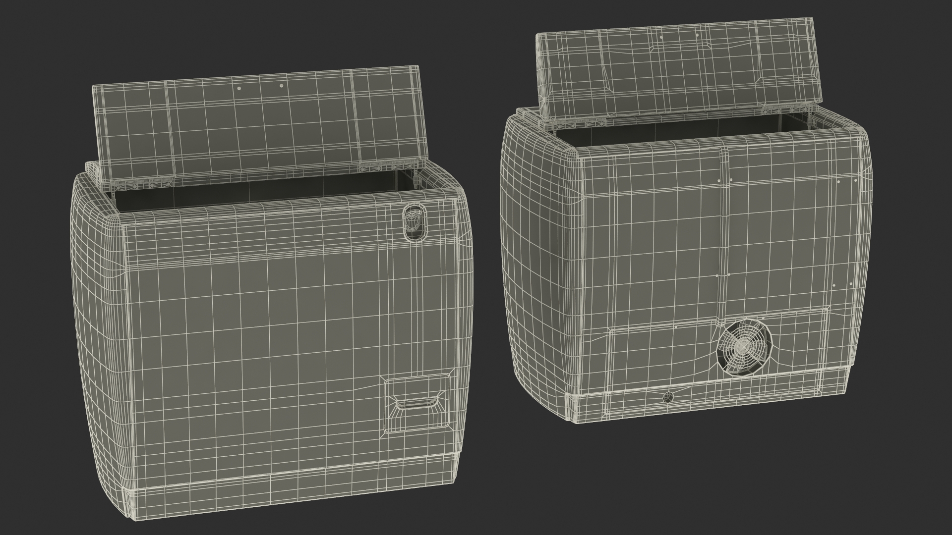 Old Refrigerator for Carbonated Drink 3D