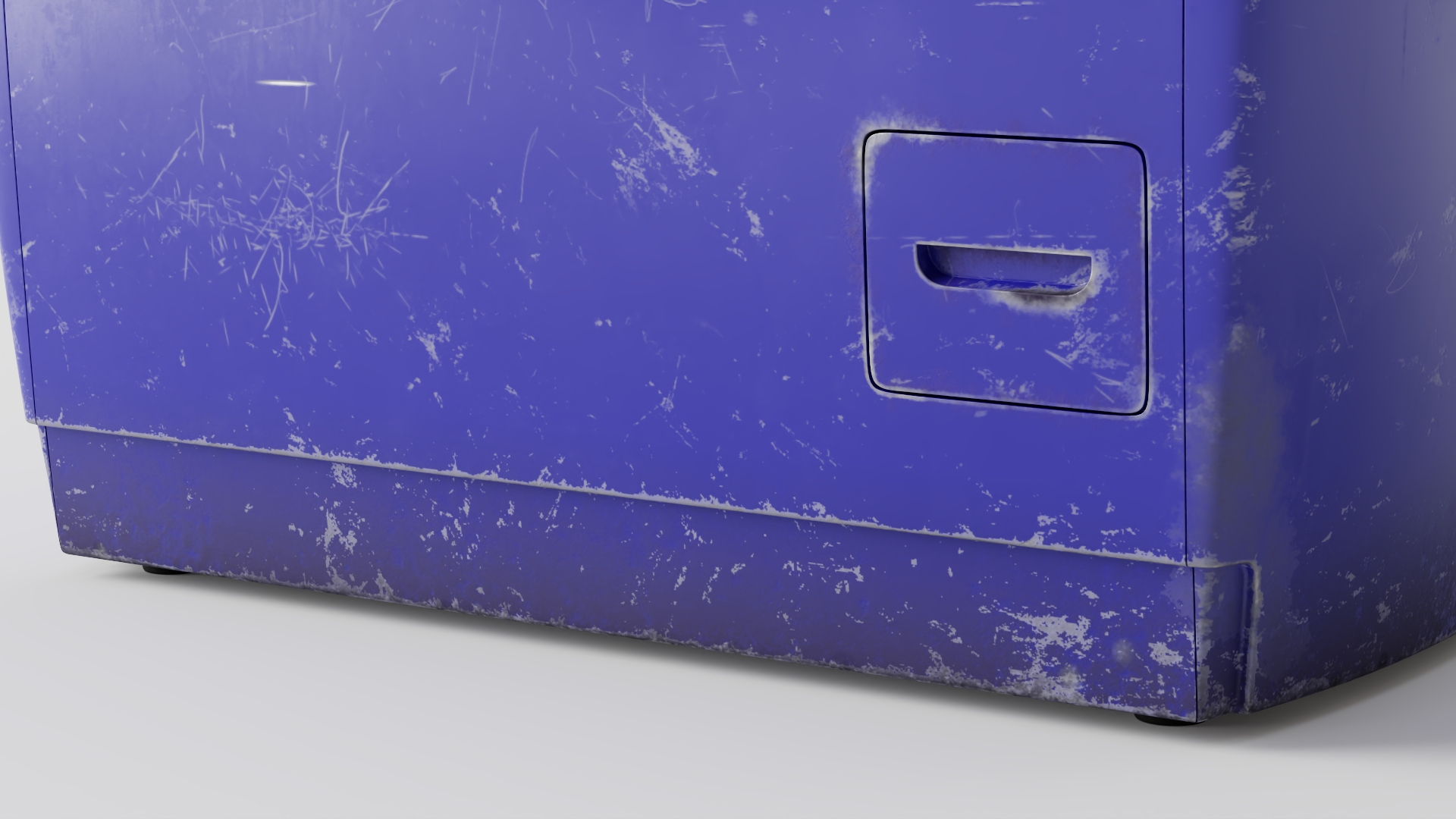 Old Refrigerator for Carbonated Drink 3D