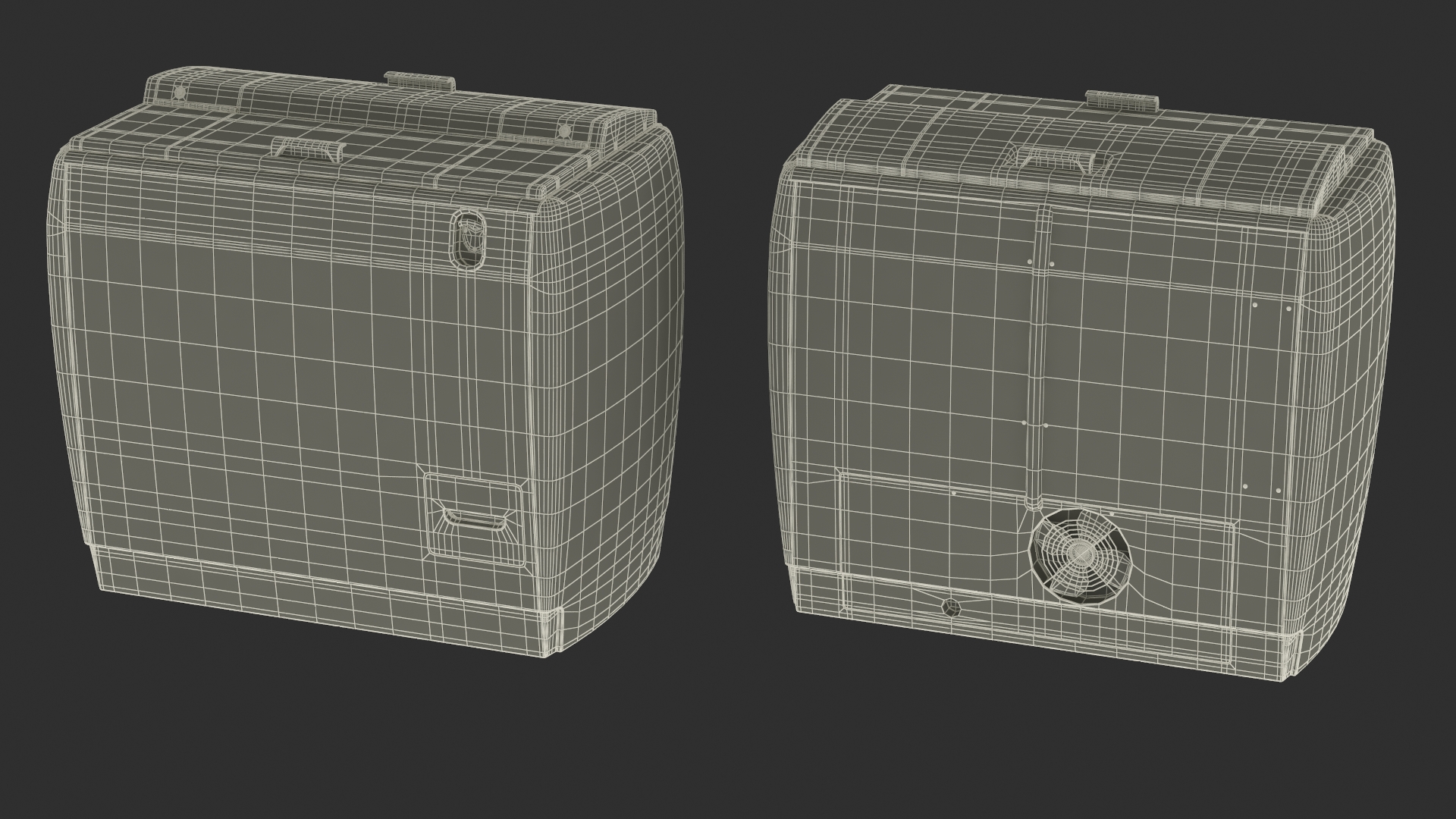 Old Refrigerator for Carbonated Drink 3D