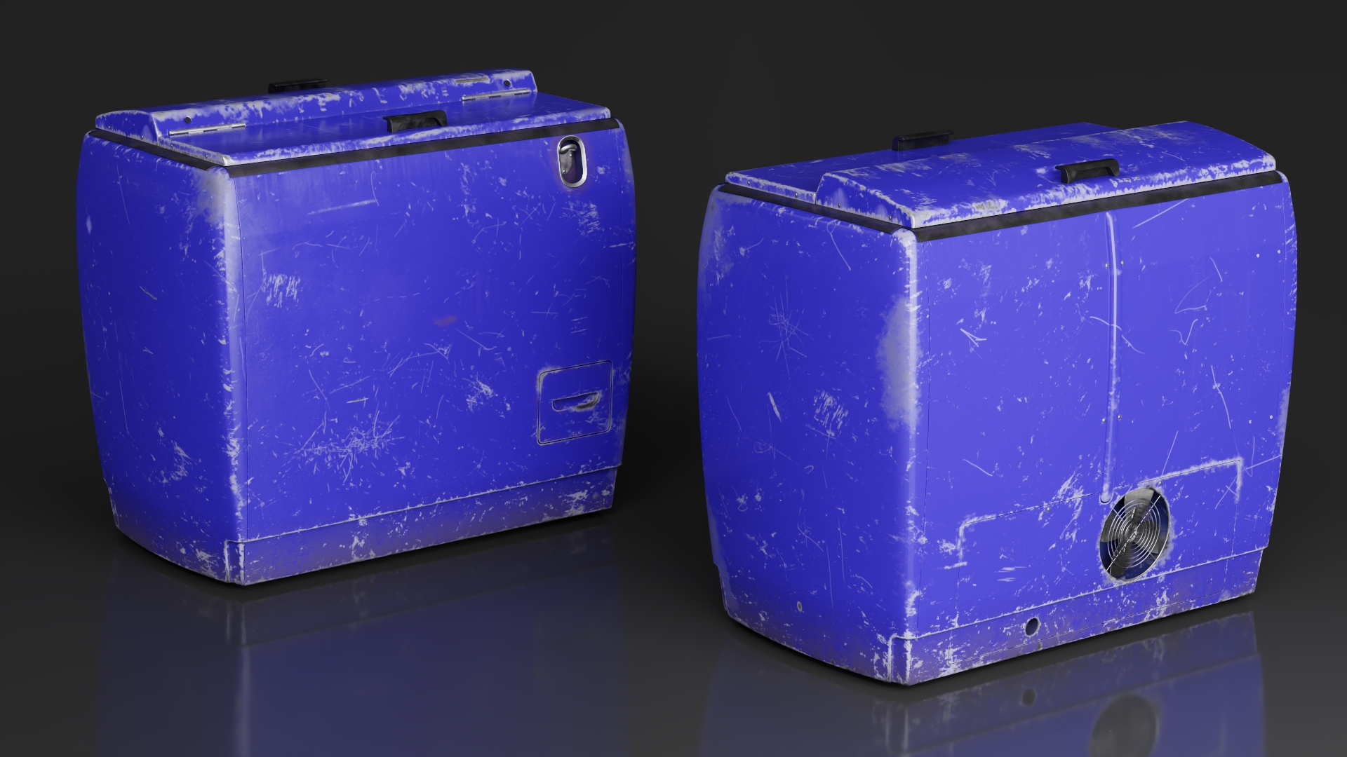Old Refrigerator for Carbonated Drink 3D