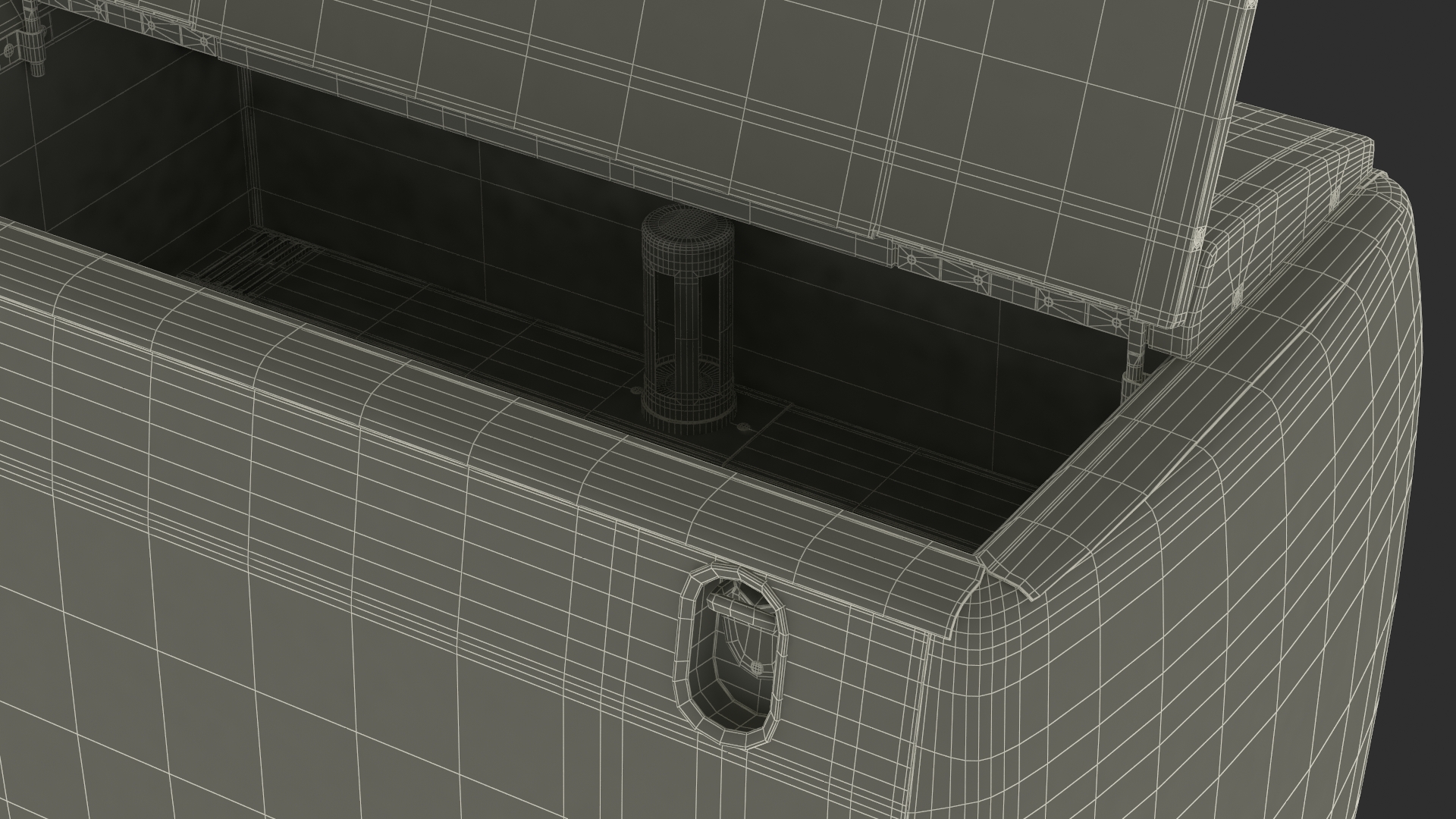 Old Refrigerator for Carbonated Drink 3D
