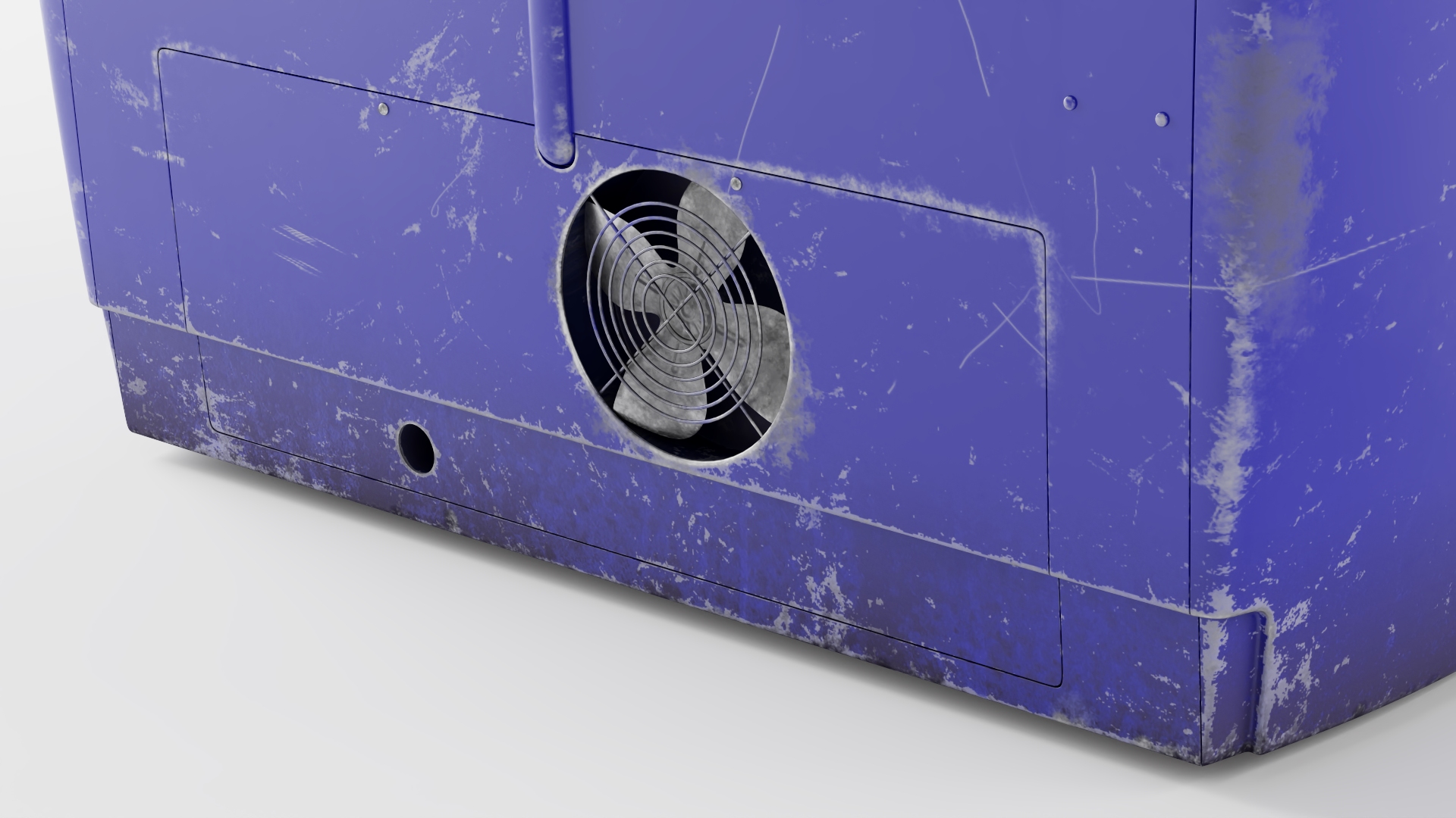 Old Refrigerator for Carbonated Drink 3D