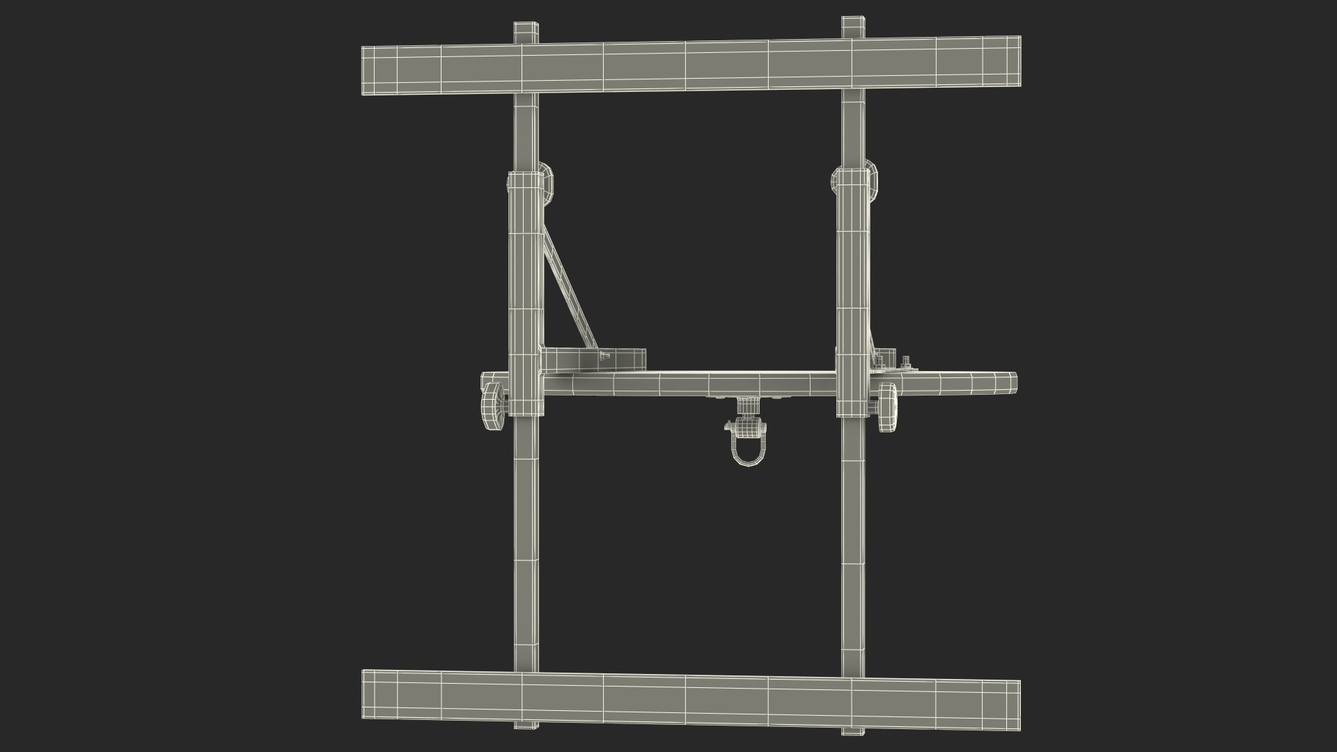 Adjustable Speed Bag Platform 3D model