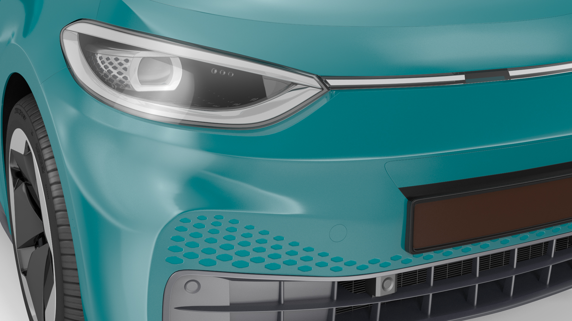 Electric Car Hatchback 3D