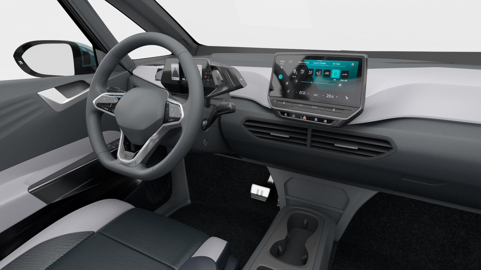 Electric Car Hatchback 3D