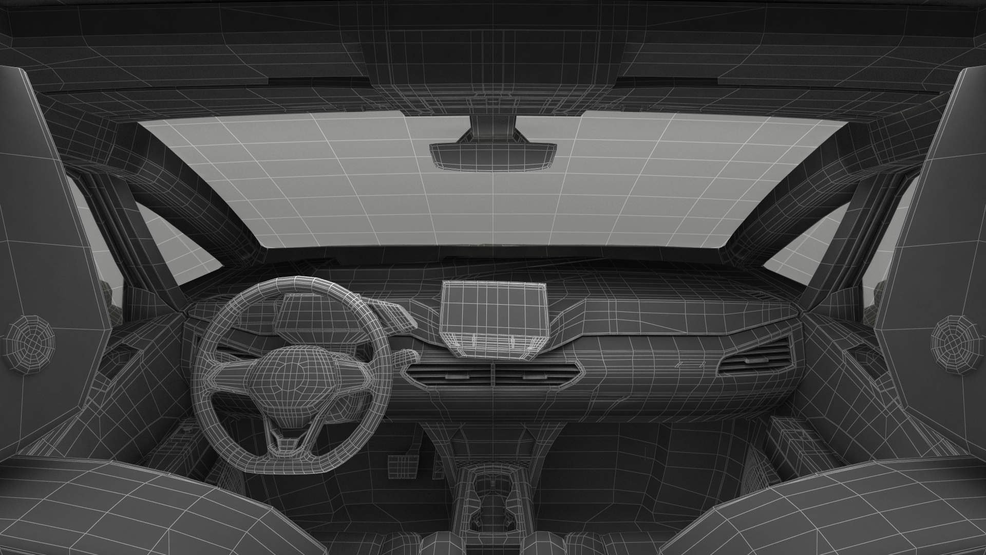 Electric Car Hatchback 3D