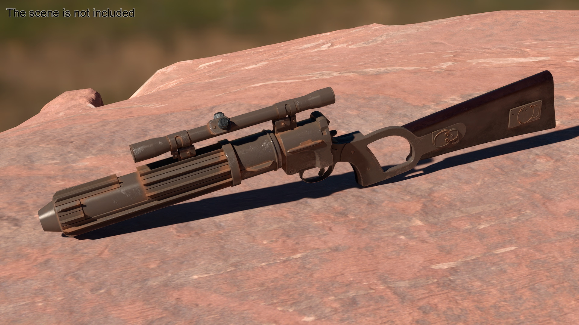 EE-3 Boba Fett Blaster from Star Wars 3D