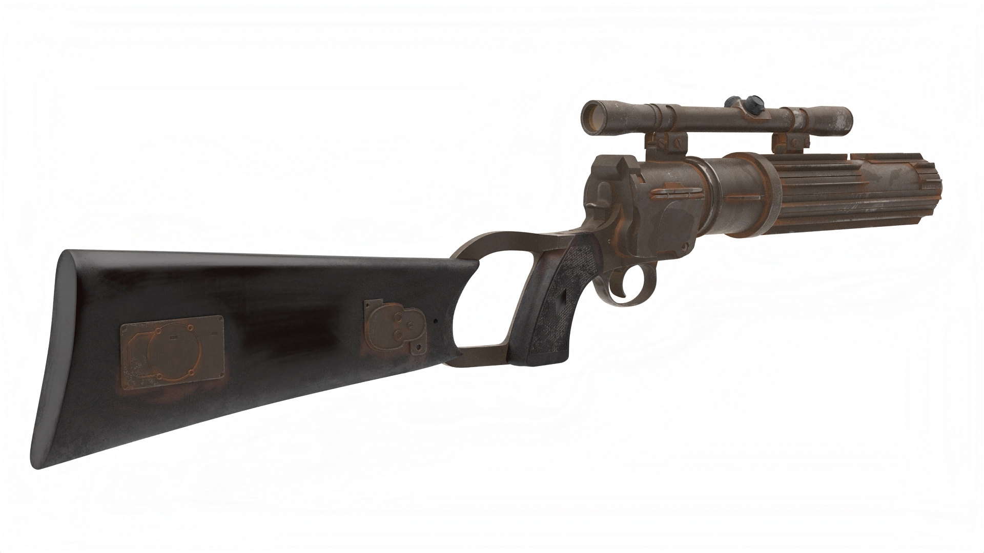 EE-3 Boba Fett Blaster from Star Wars 3D