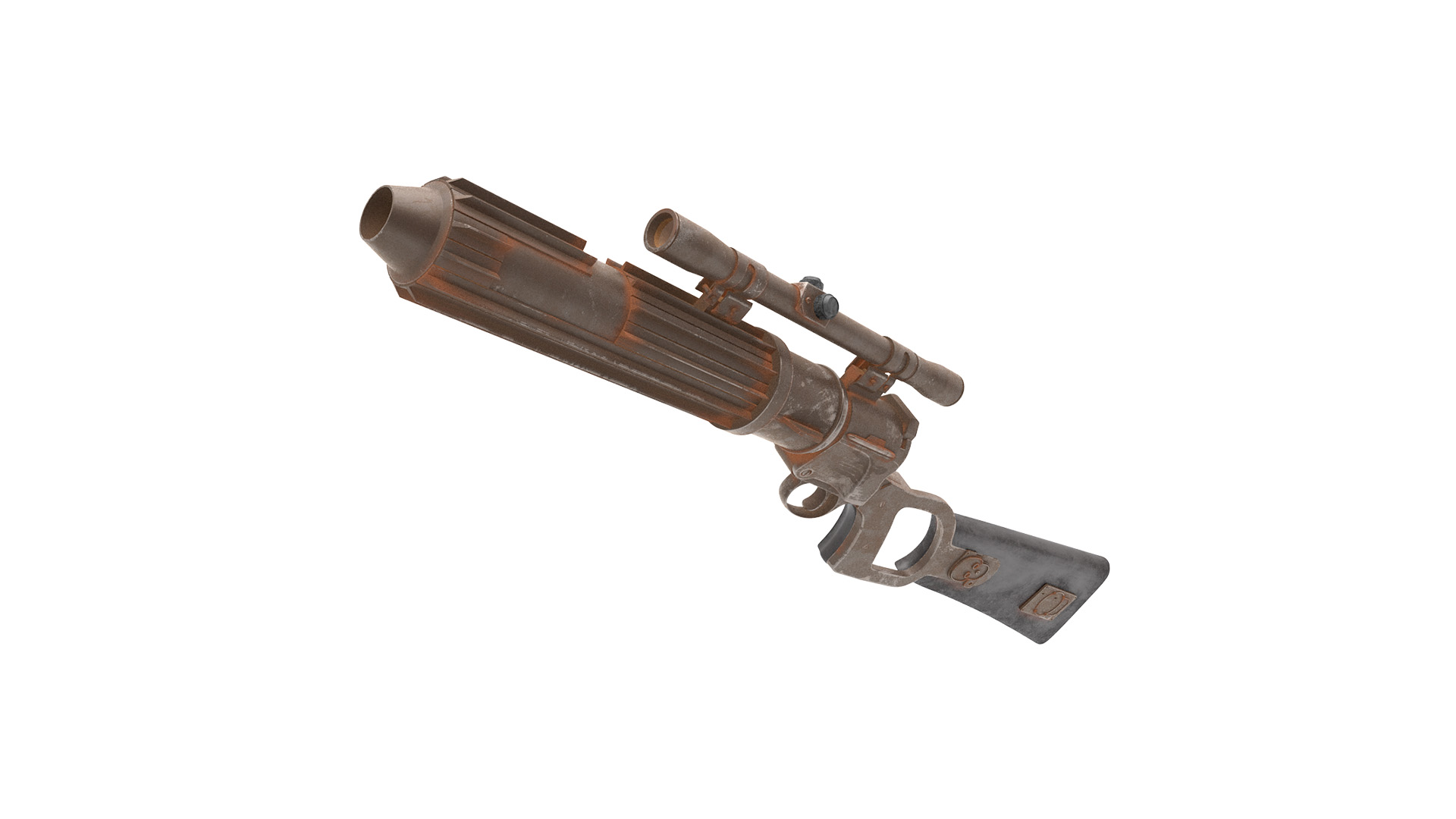 EE-3 Boba Fett Blaster from Star Wars 3D