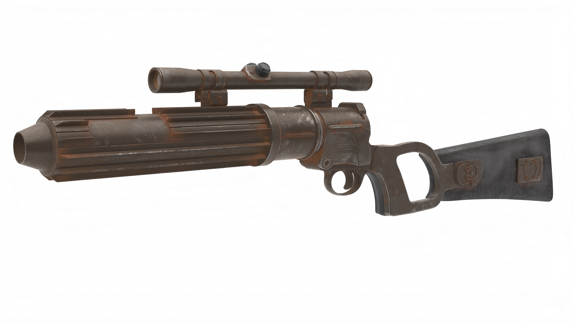 EE-3 Boba Fett Blaster from Star Wars 3D