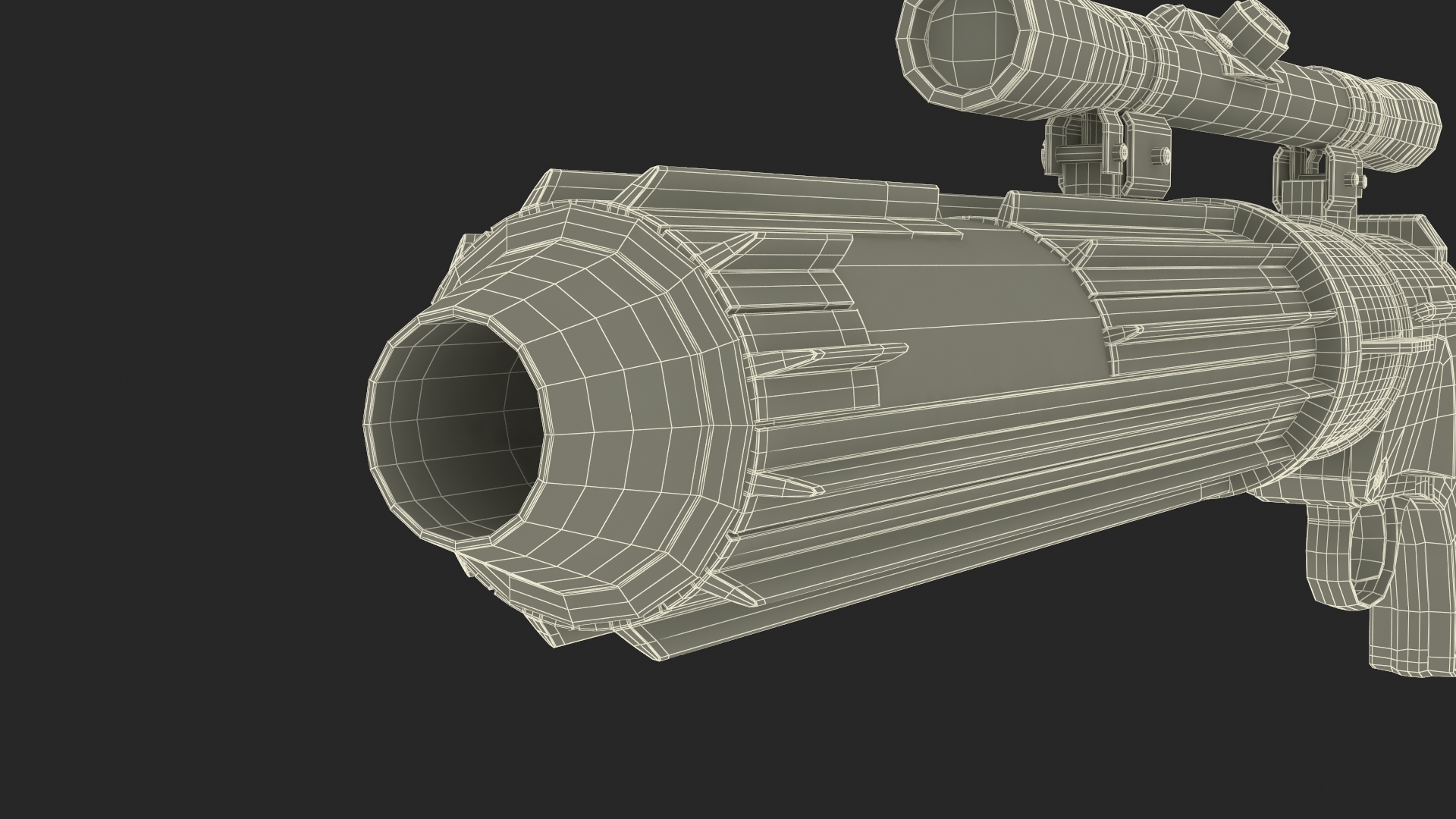EE-3 Boba Fett Blaster from Star Wars 3D