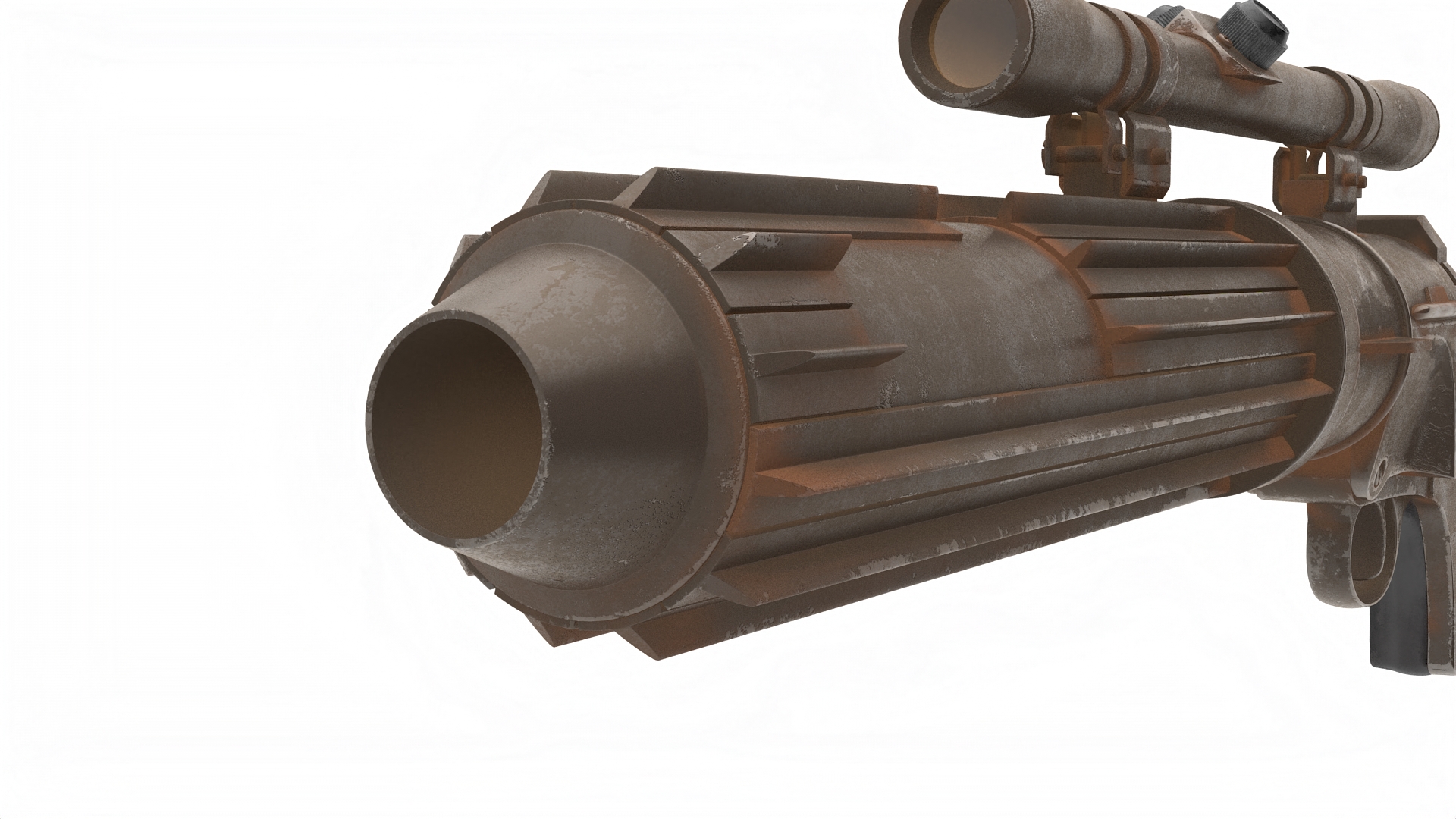 EE-3 Boba Fett Blaster from Star Wars 3D