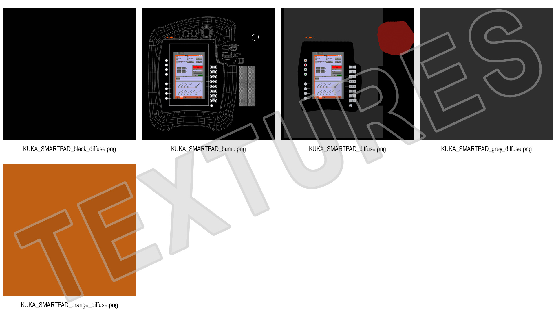 3D KUKA smartPAD model