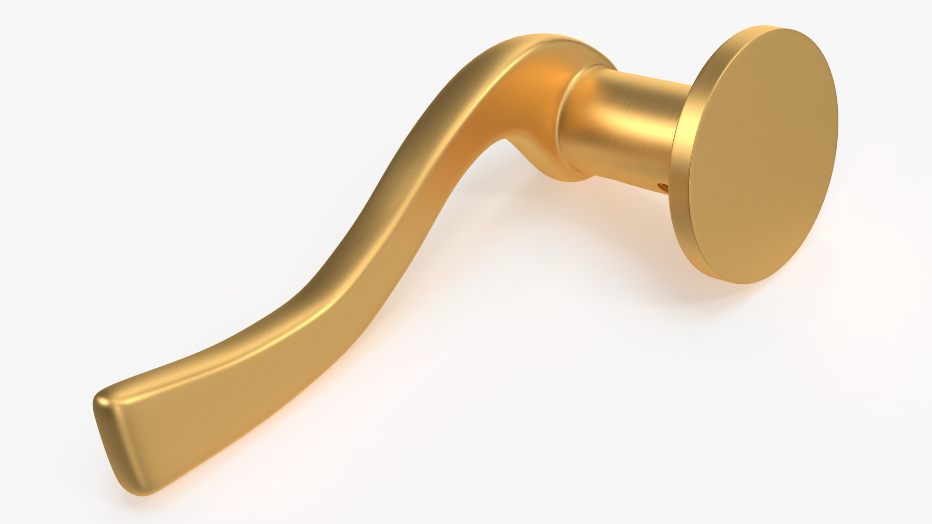3D Gold Classic Style Door Handles