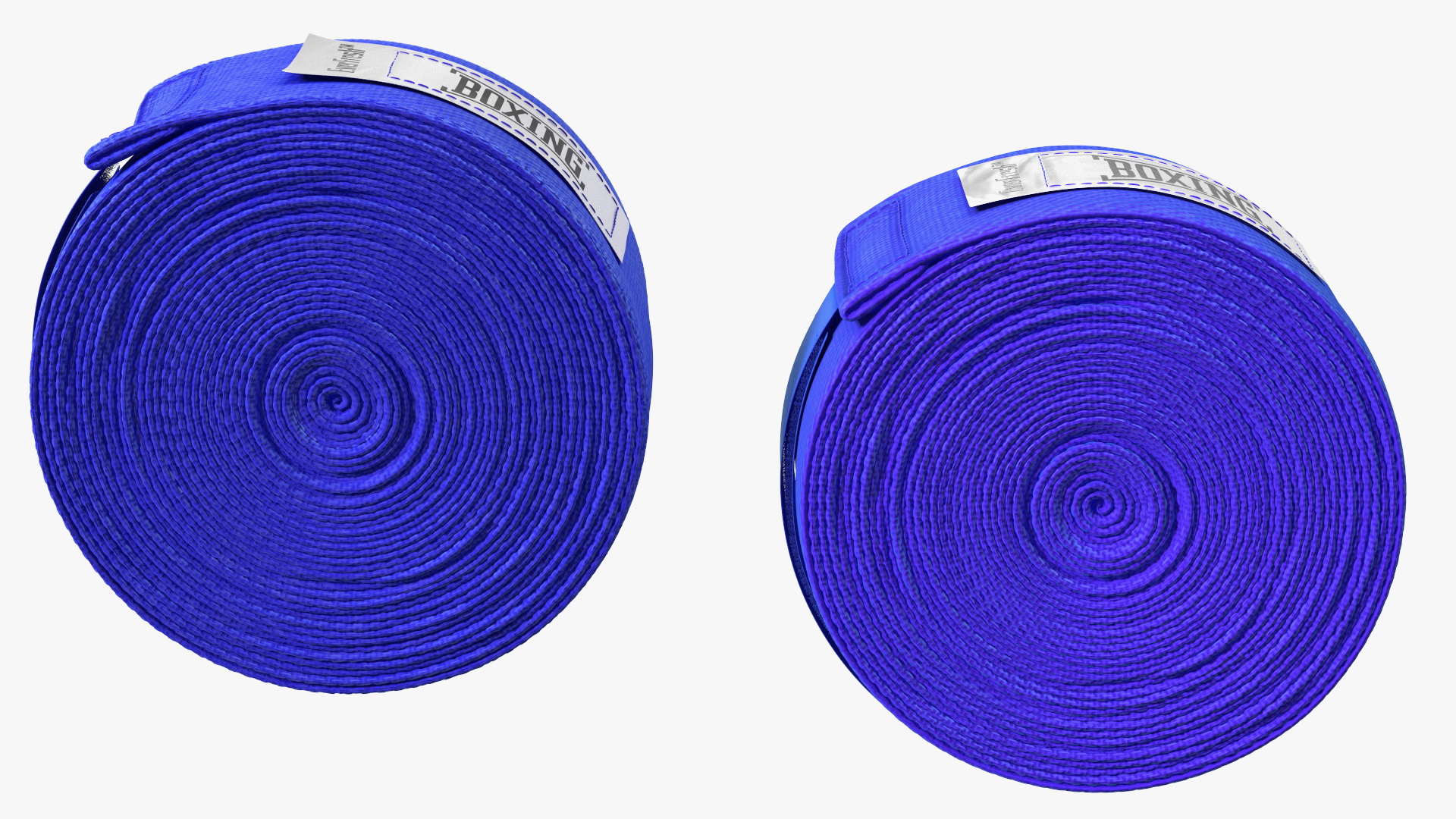 3D Blue Boxing Hand Wrap 2 Rolls Fur model