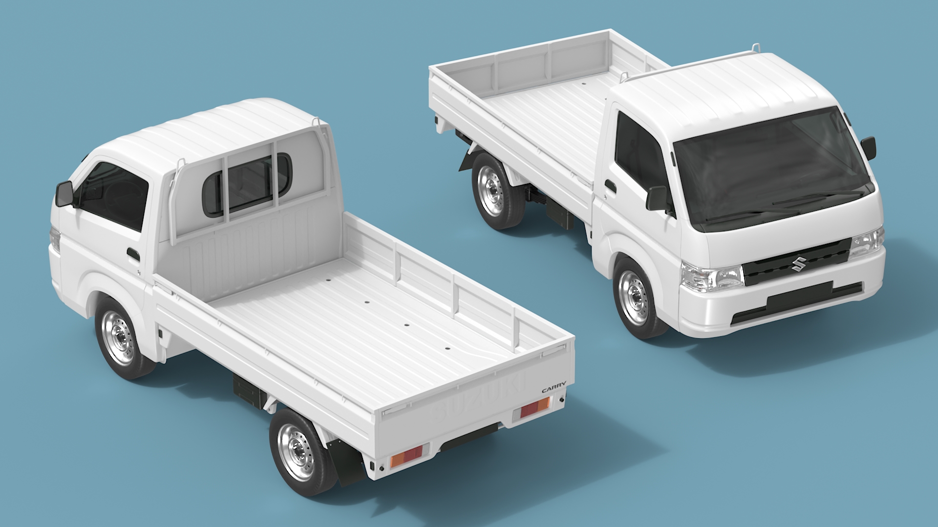 Suzuki Carry Truck White 3D model