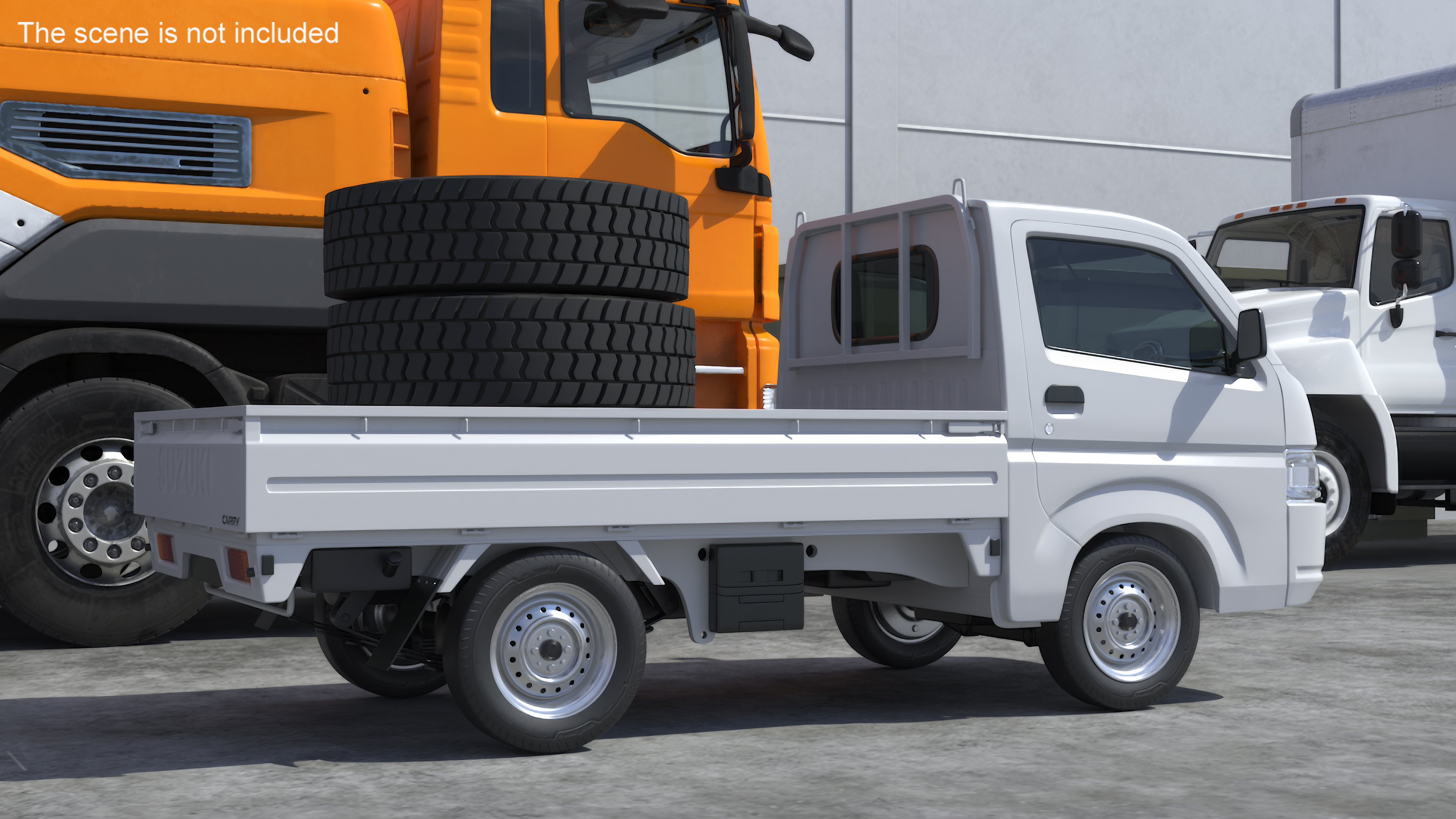 Suzuki Carry Truck White 3D model