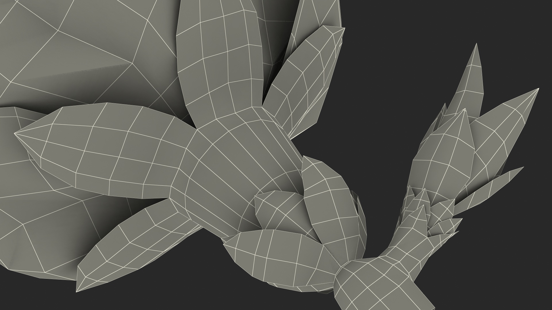 3D model Yellow Cherry Flower