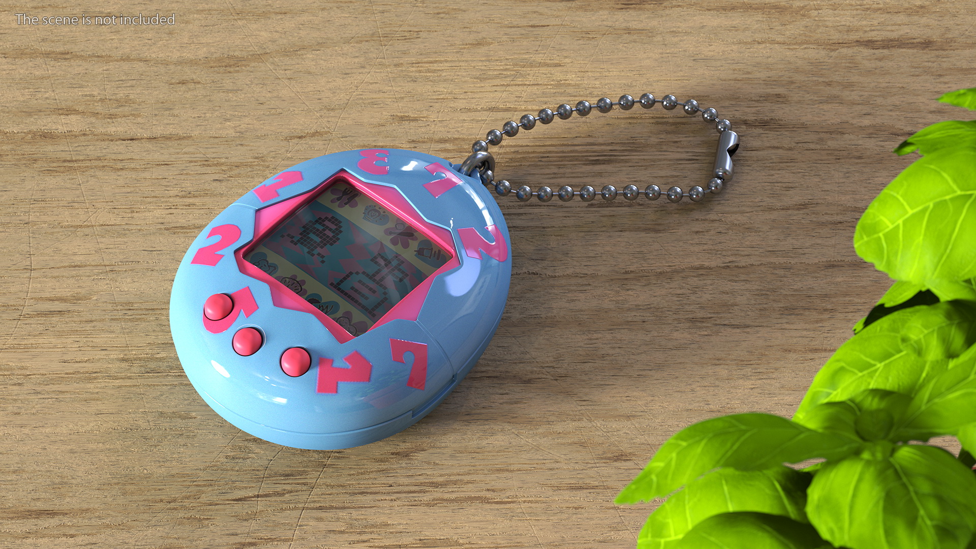 3D Retro Tamagotchi Bandai Pink-Blue model