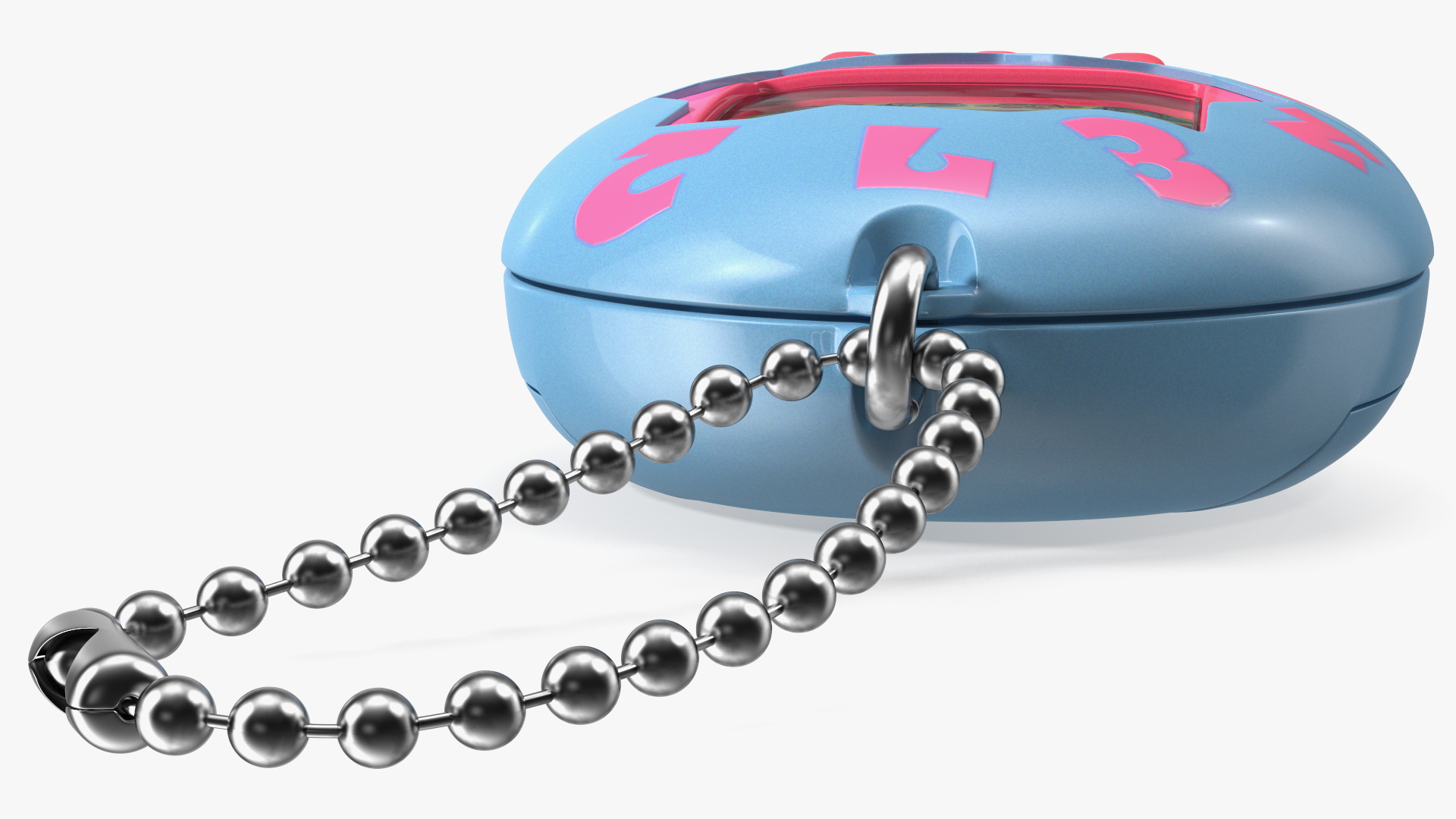 3D Retro Tamagotchi Bandai Pink-Blue model