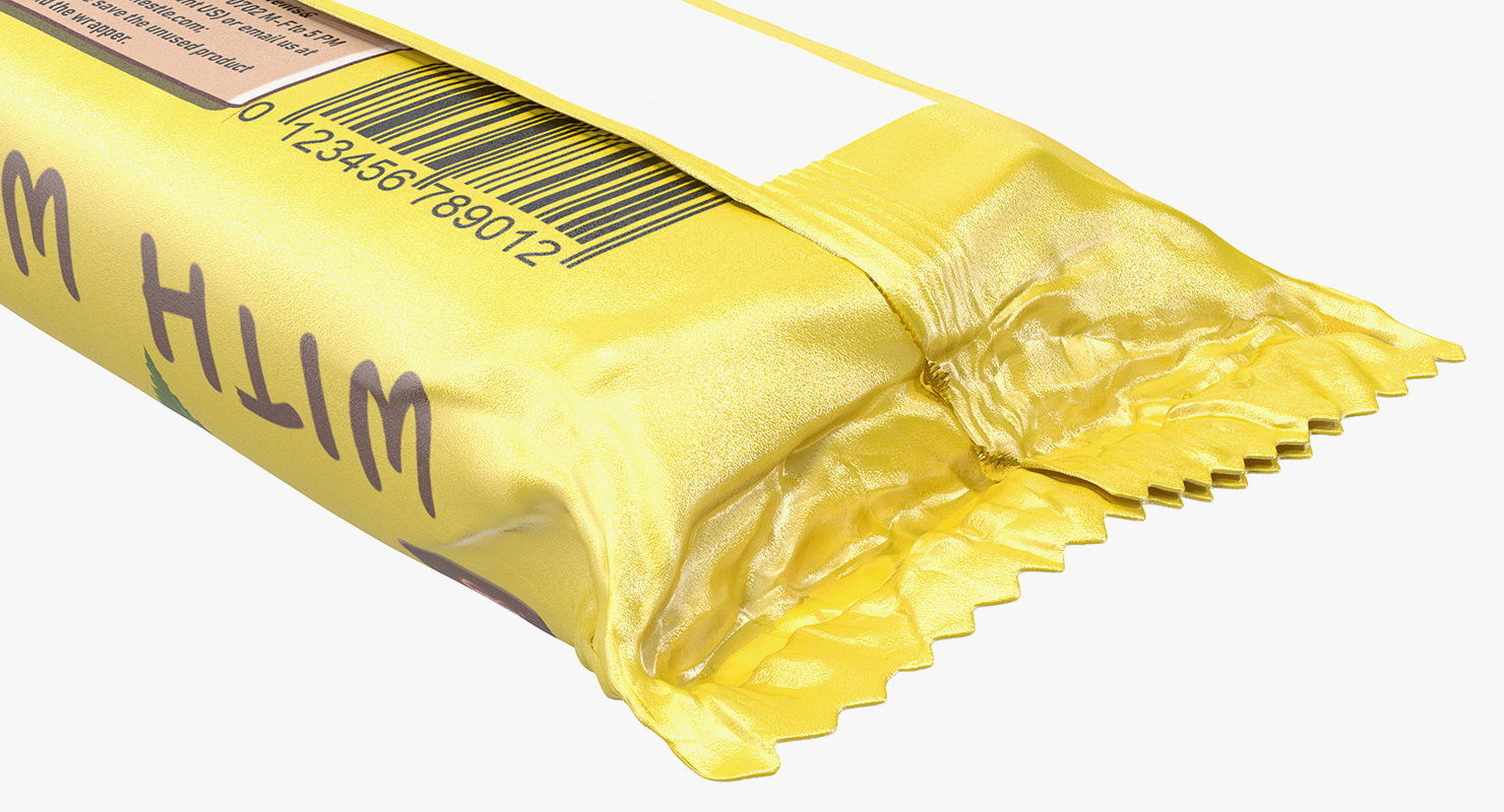 3D Nuts Chocolate Bar model