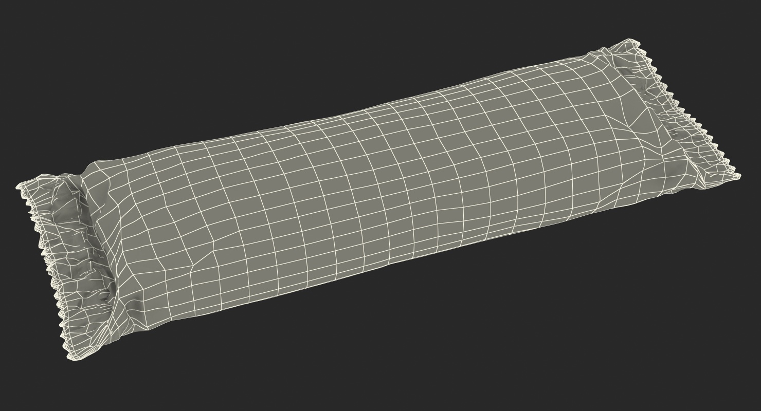 3D Nuts Chocolate Bar model