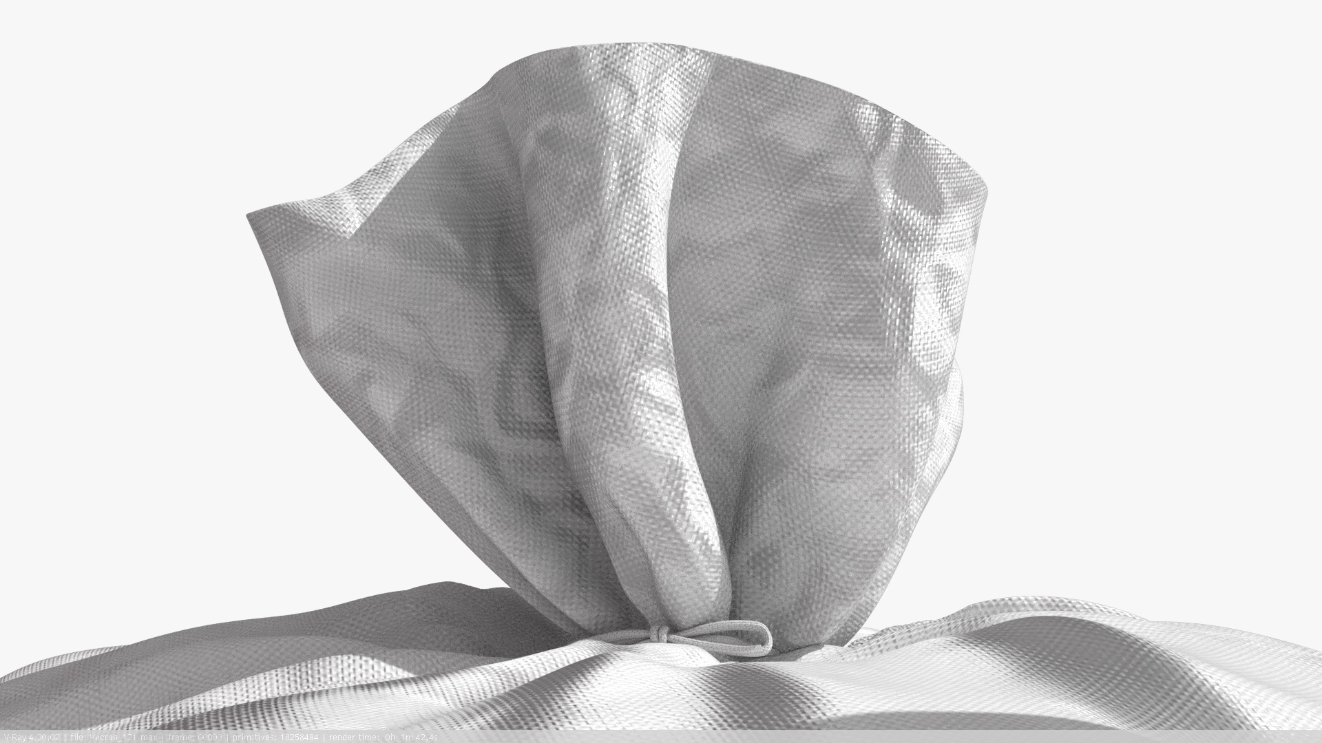 3D Two 1 Ton Capacity Bulk Bags model