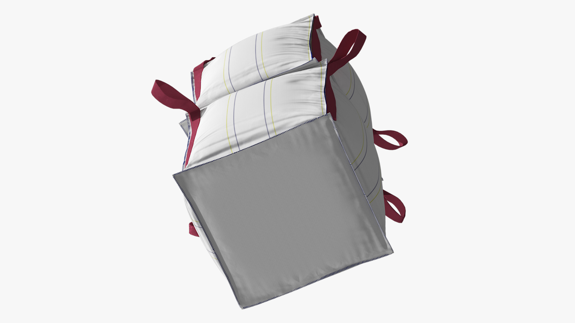 3D Two 1 Ton Capacity Bulk Bags model