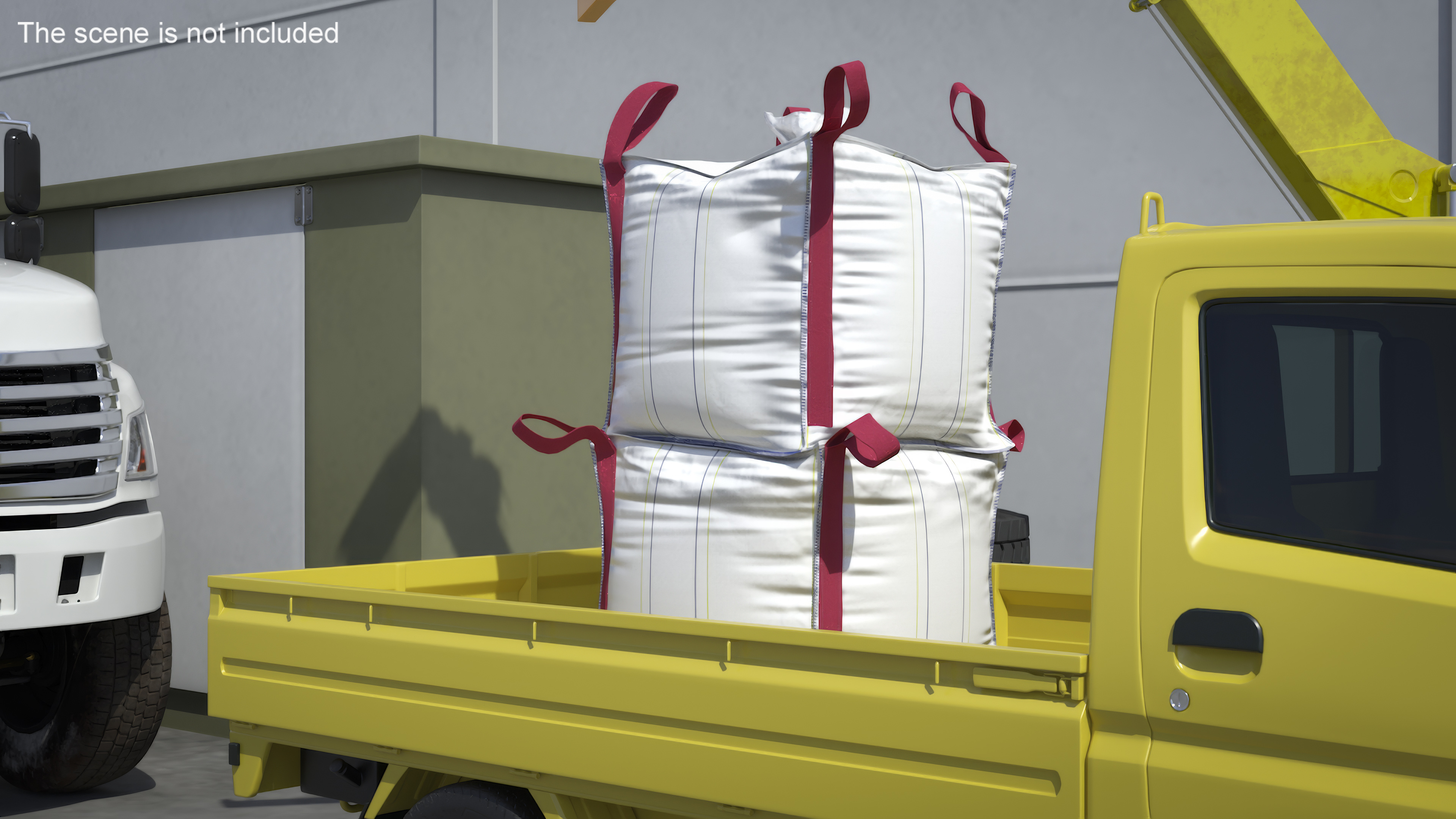 3D Two 1 Ton Capacity Bulk Bags model