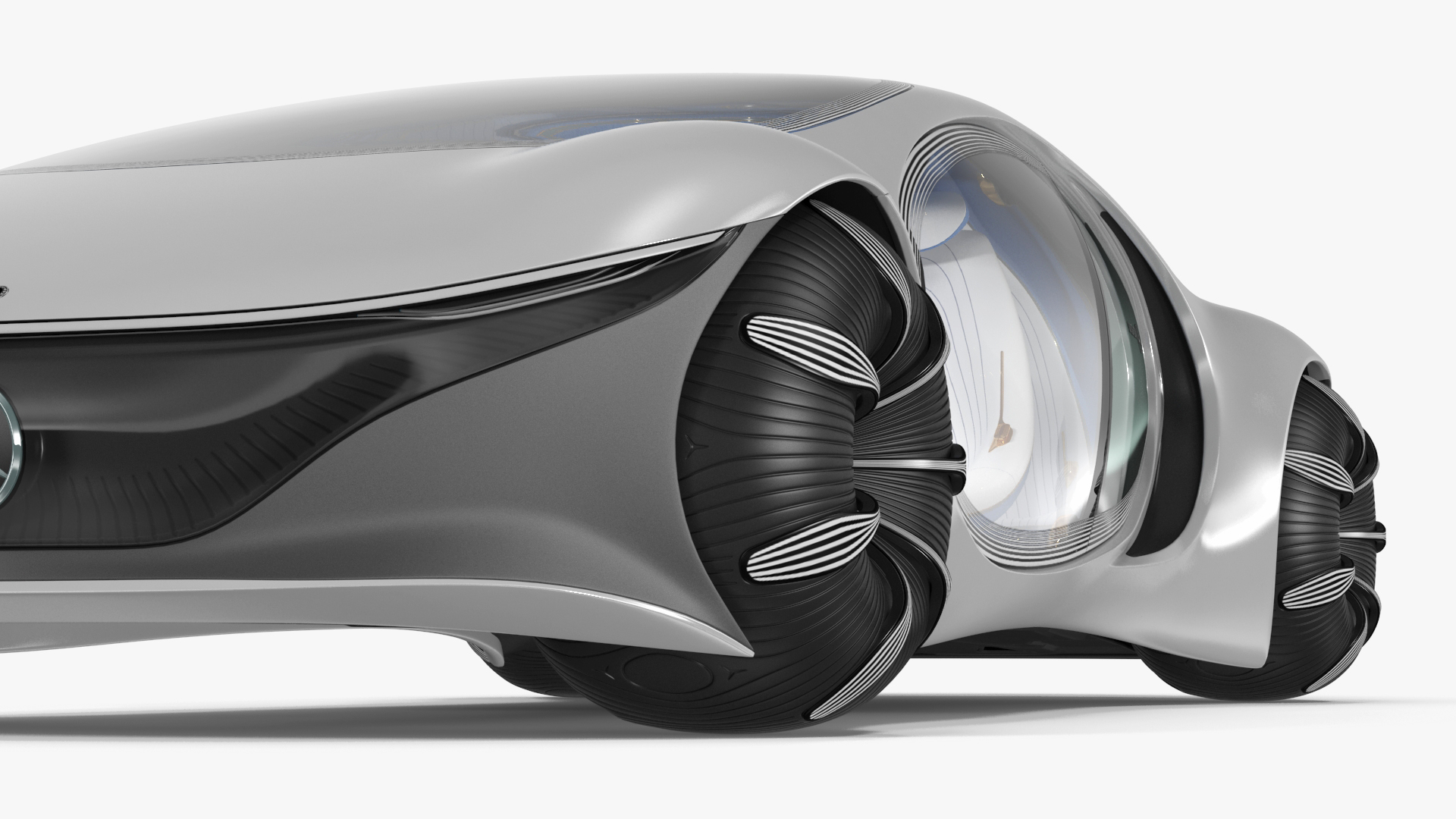 3D model AVTR Mercedes Vision Light Off